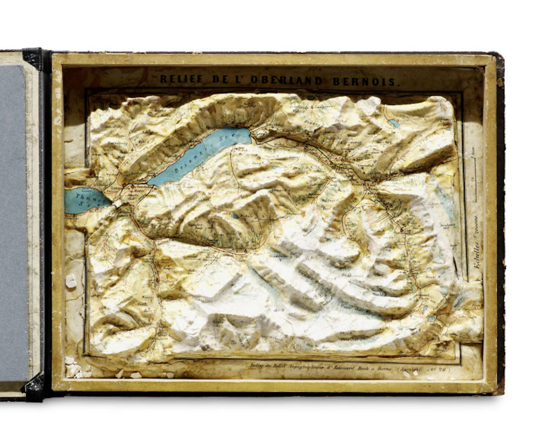 Edouard Beck. Relief de l'Oberland Bernois. …