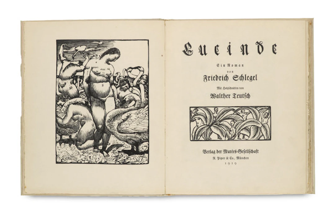 Friedrich Schlegel. Lucinde. Mit 44 …