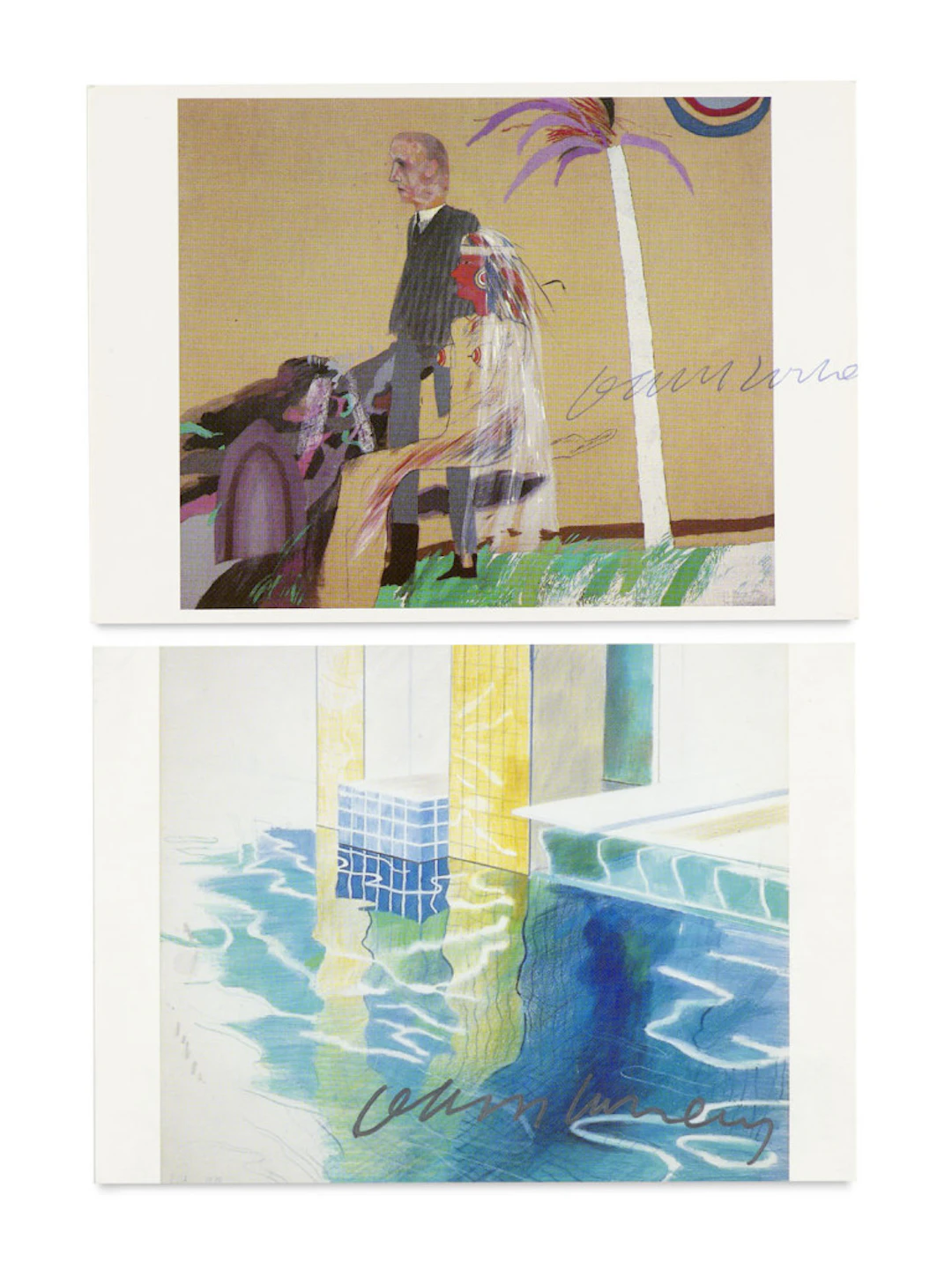 David Hockney. Eigenhändig signierte …