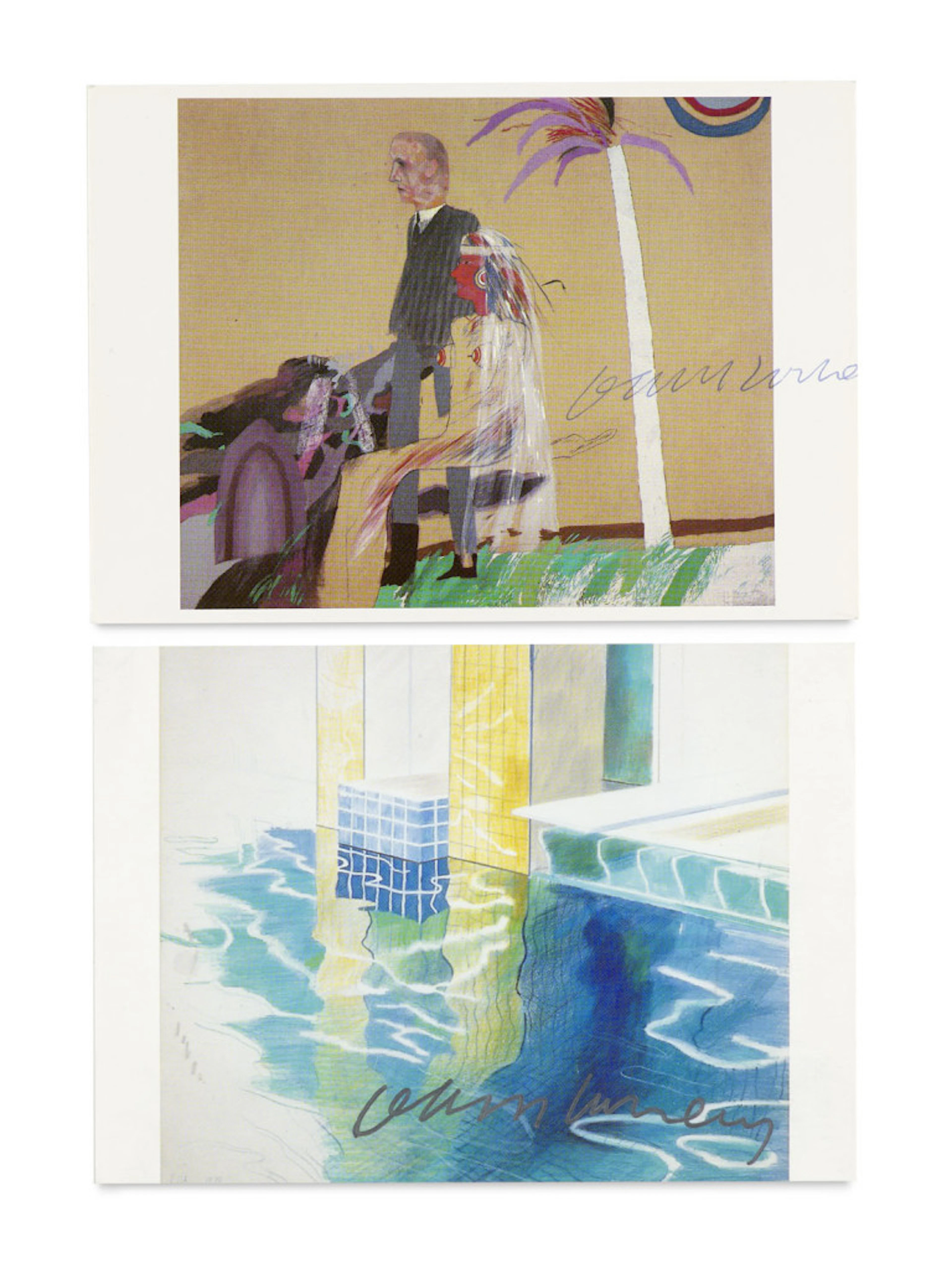 David Hockney. Eigenhändig signierte …