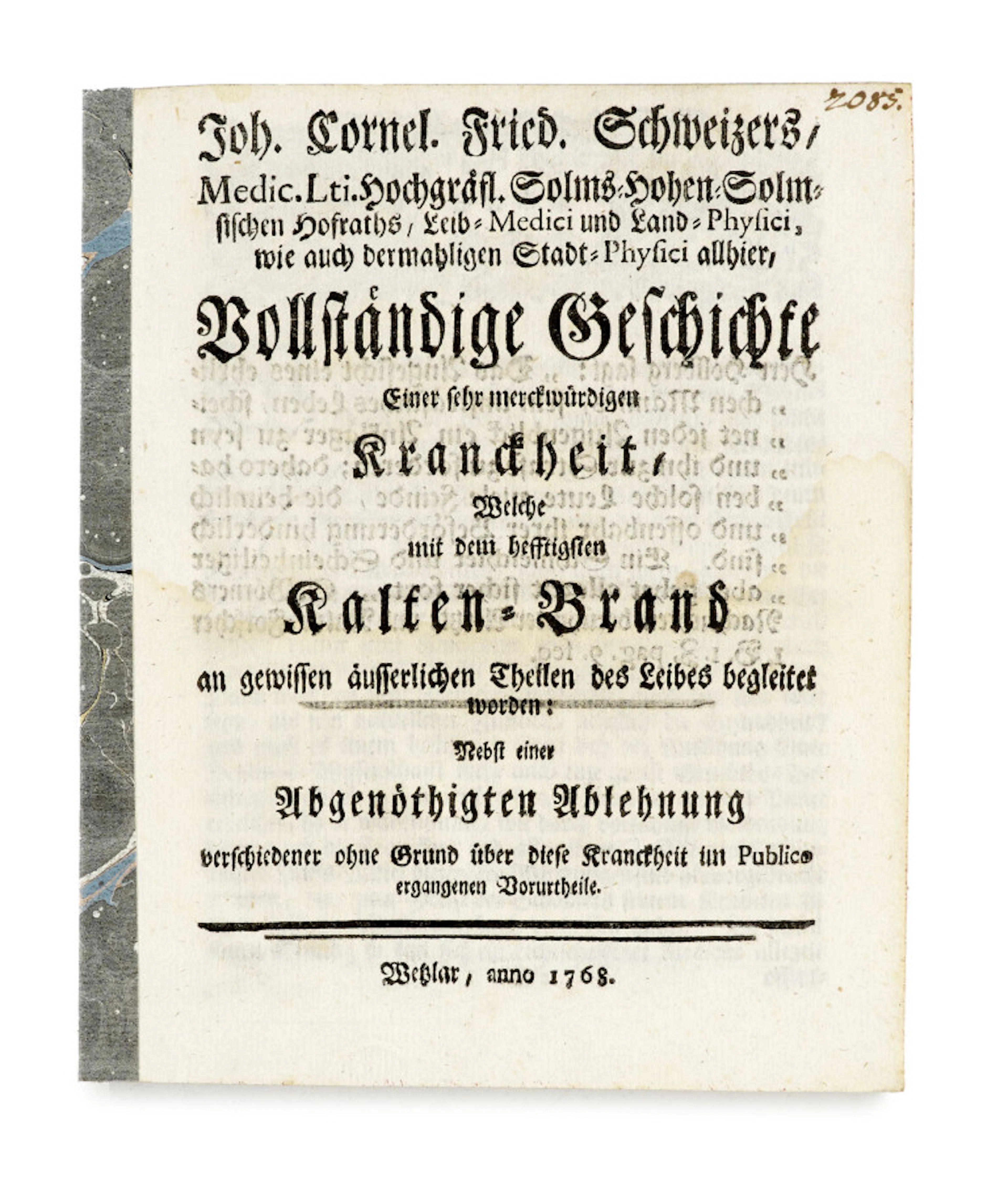 Joh. Cornelius Friedrich Schweitzer. Vollständige Geschichte einer …