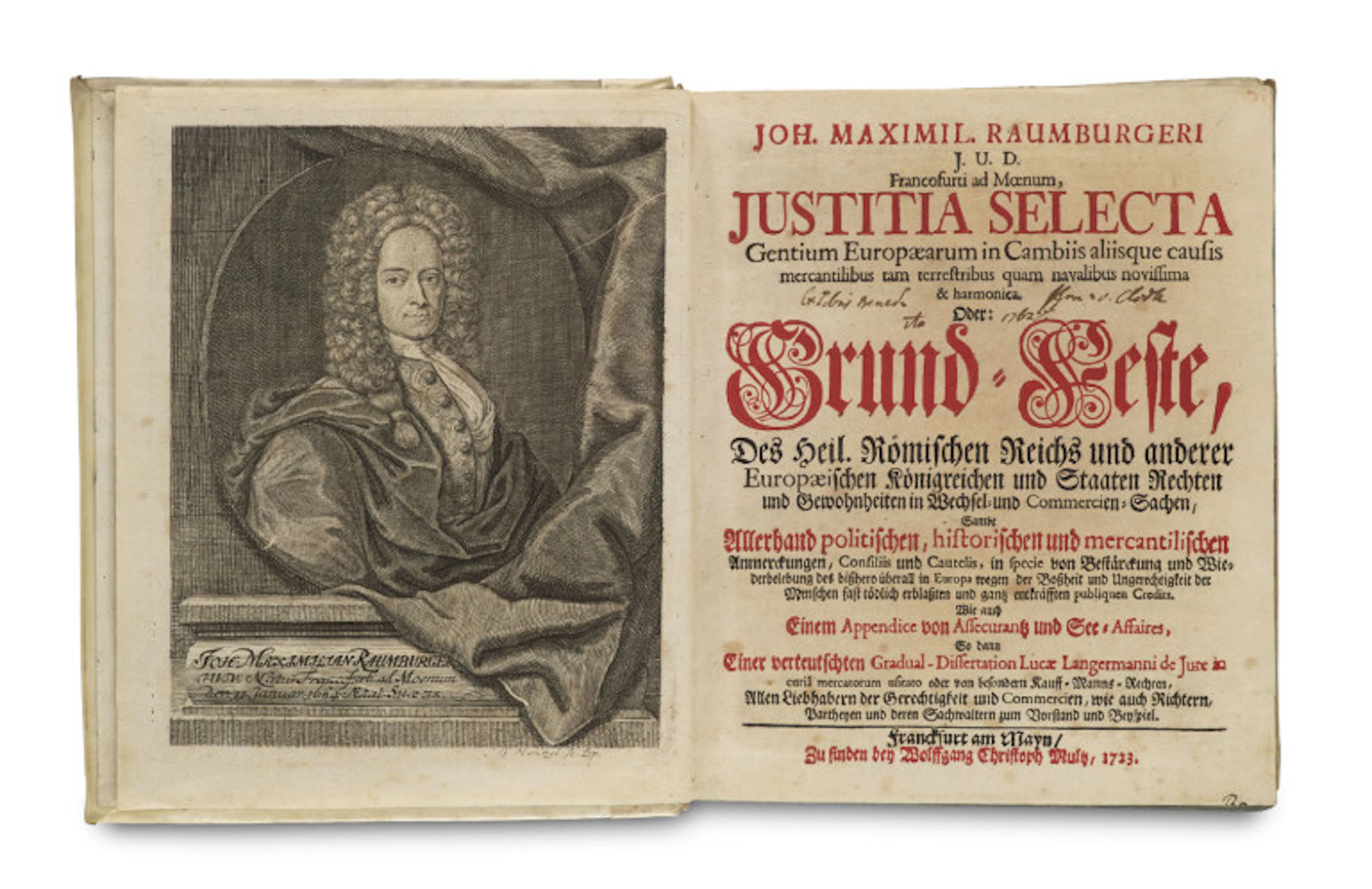 Johann Maximilian Raumburger. Justitia selecta gentium …