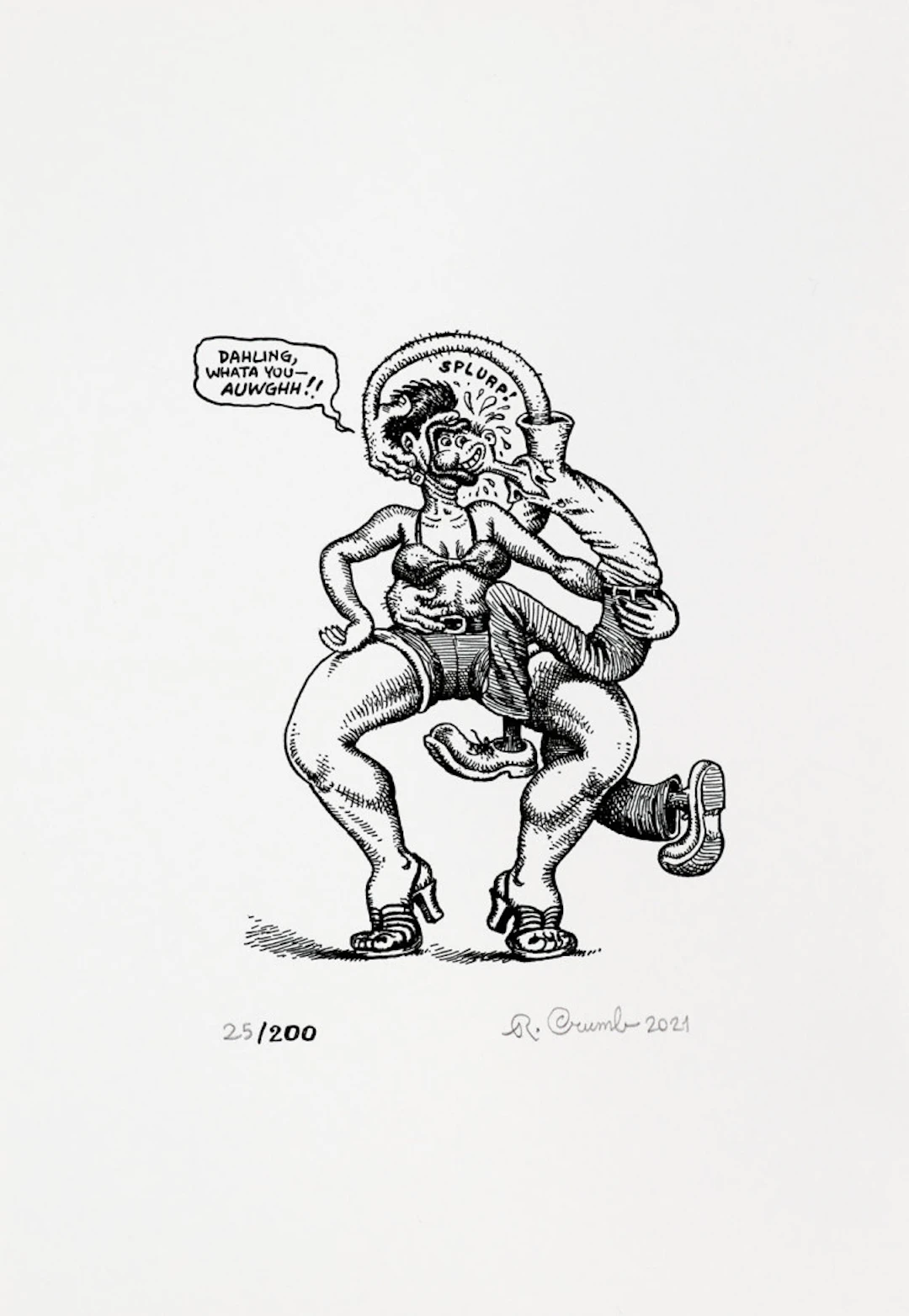 Robert Crumb. Darling whata you- Auwghh! …