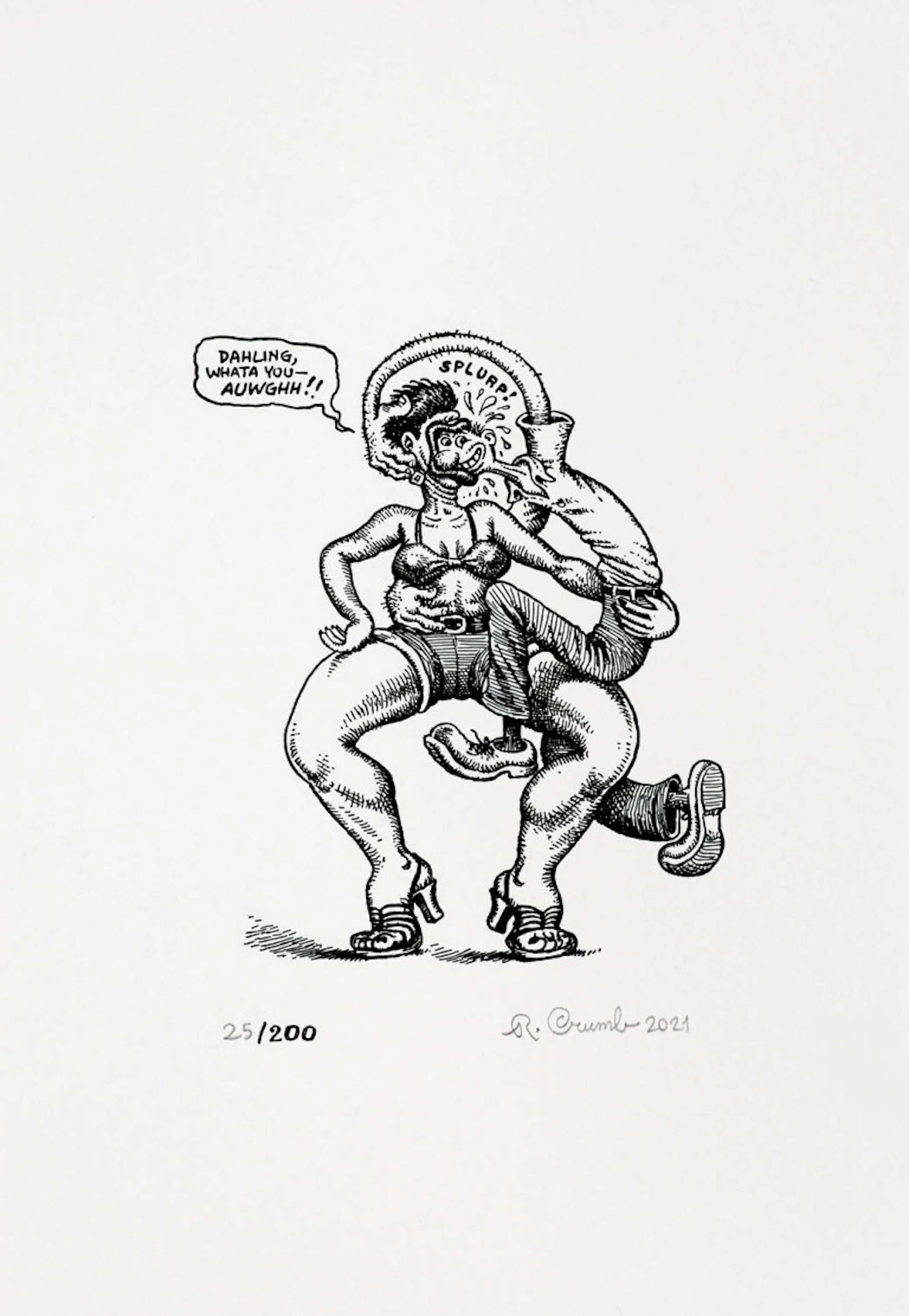 Robert Crumb. Darling whata you- Auwghh! …