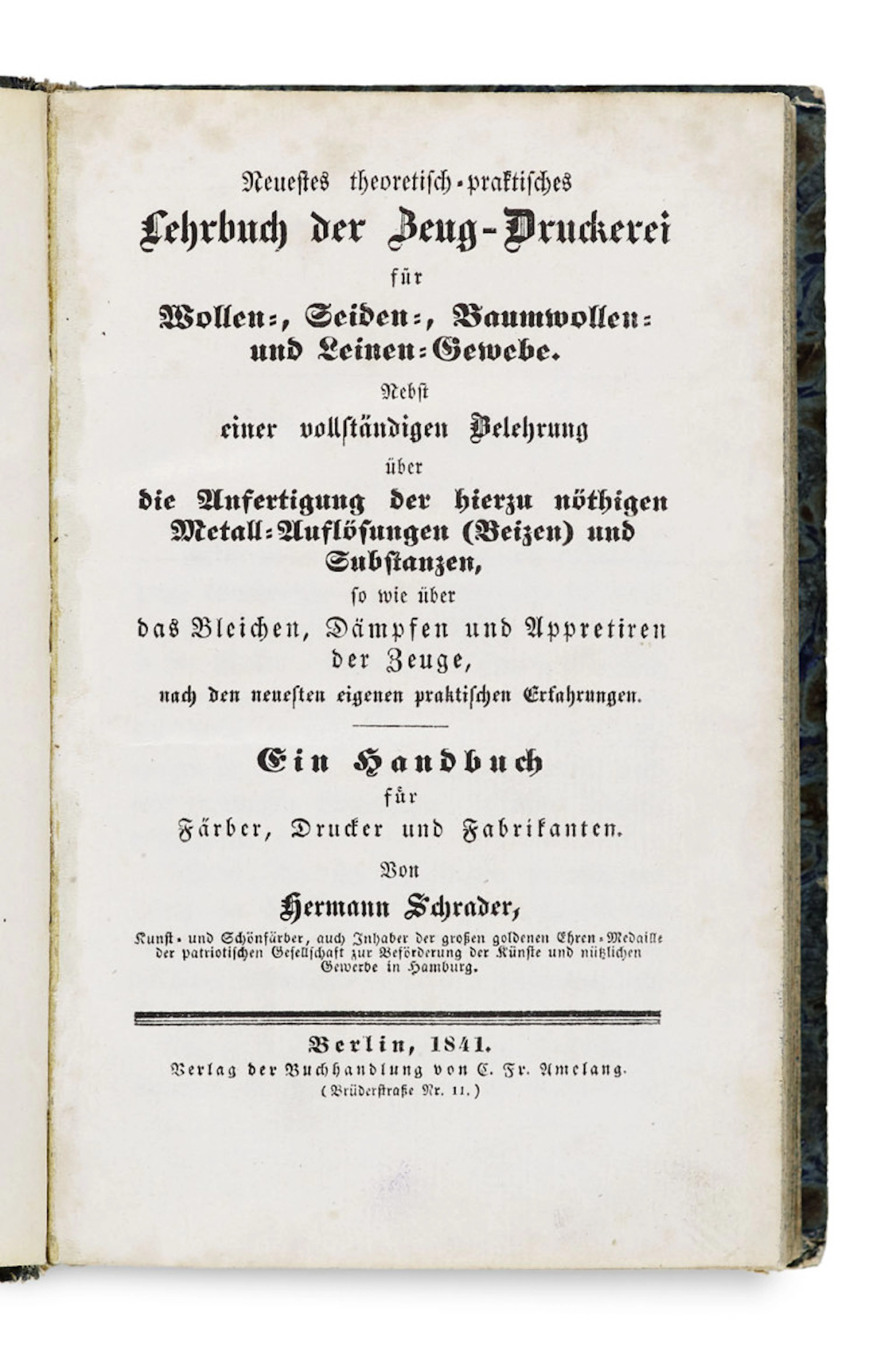 Hermann Schrader. Neuestes theoretisch …
