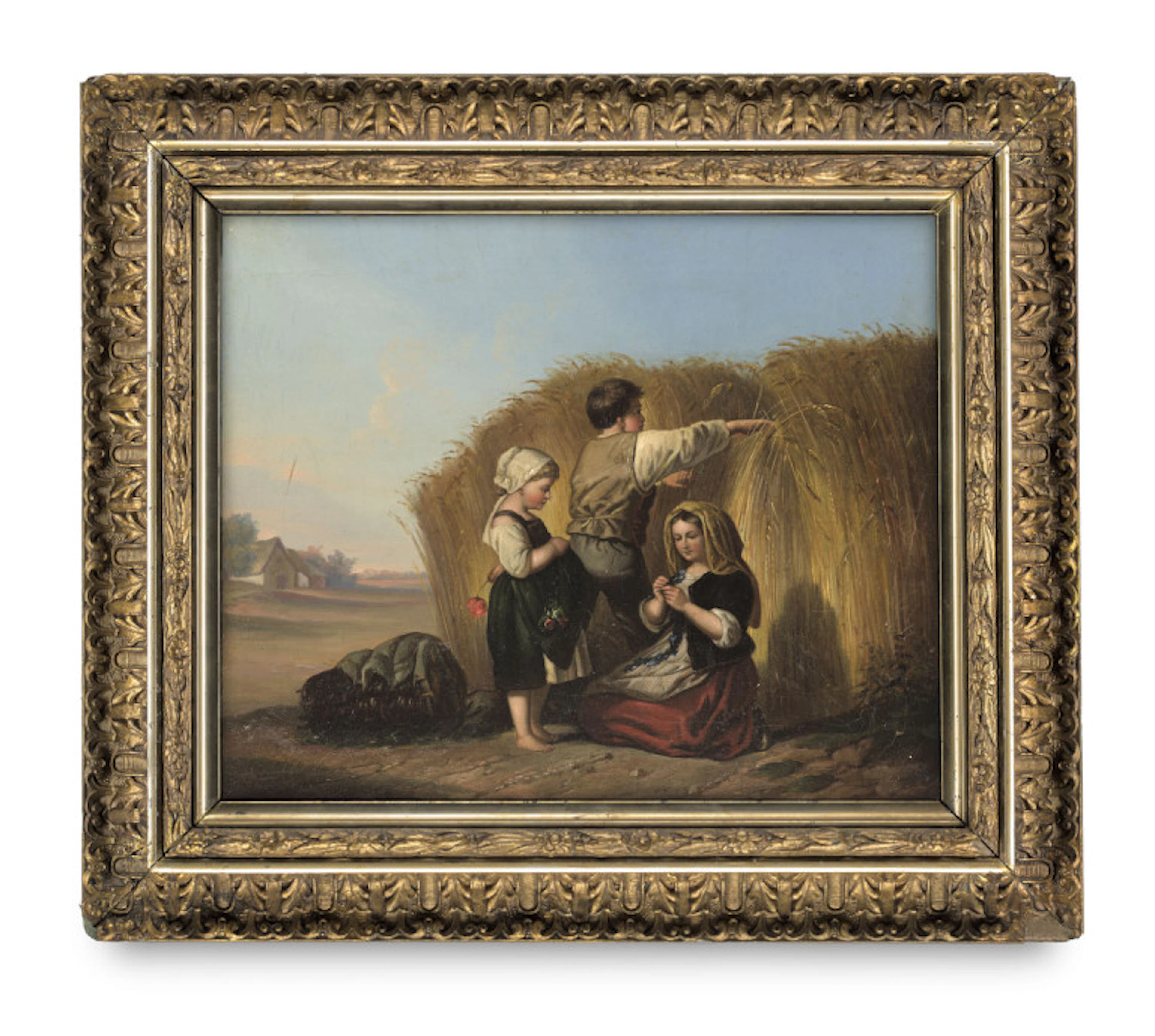 Zugeschrieben Gustav Bartsch. Bauernkinder. 19. Jahrundert. …