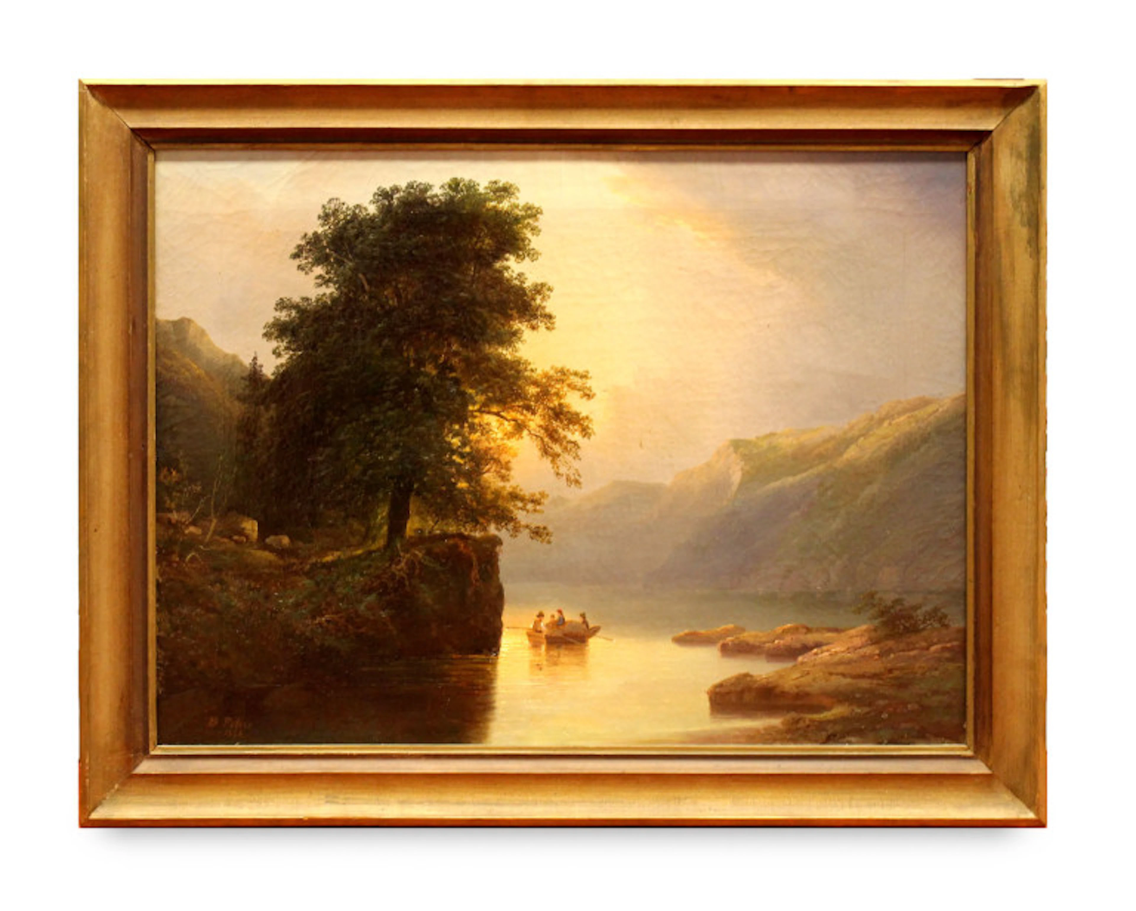 Bernhard Peters. Gebirgslandschaft mit …