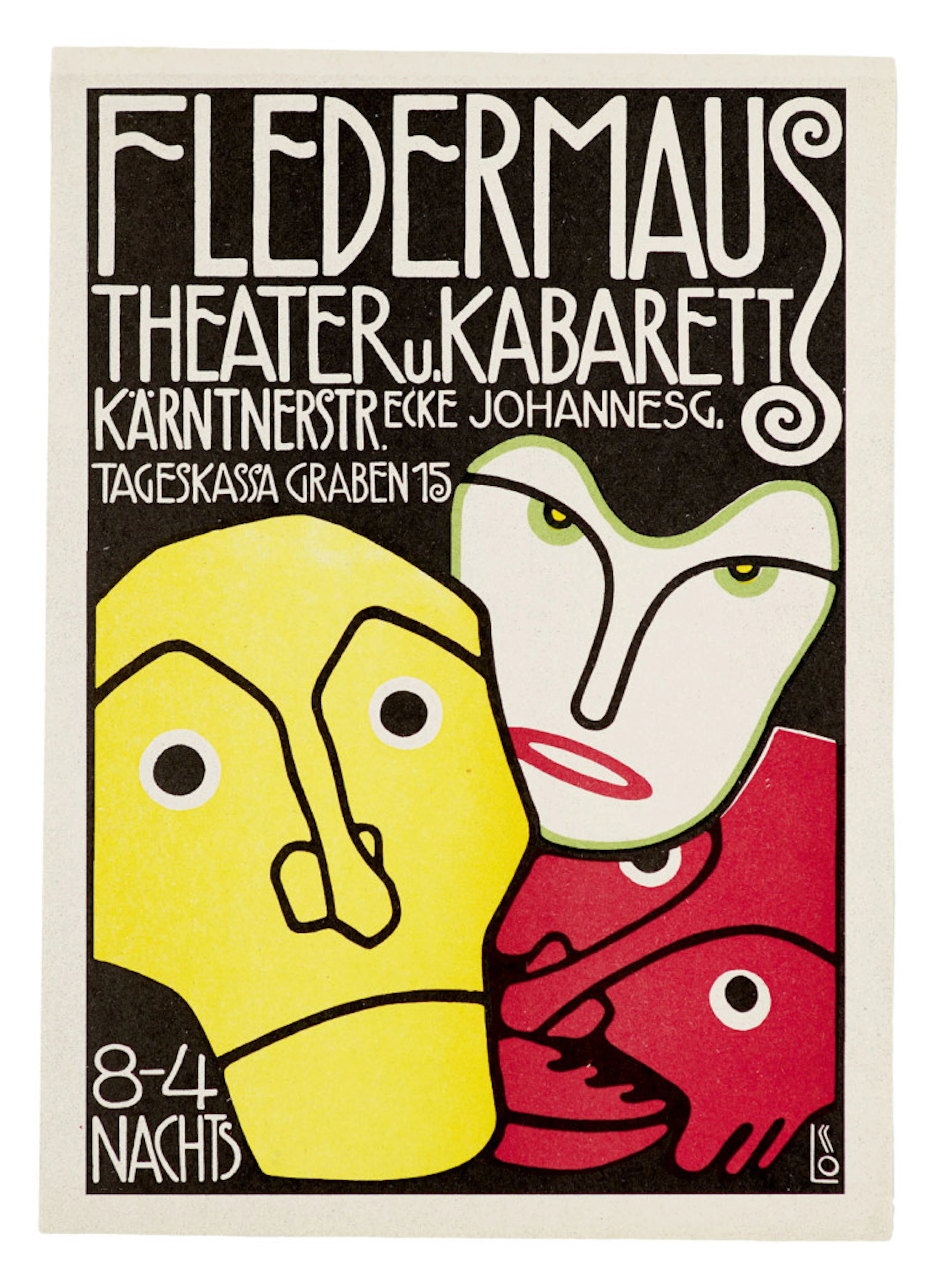 Berthold Löffler. Handplakat für das von der …