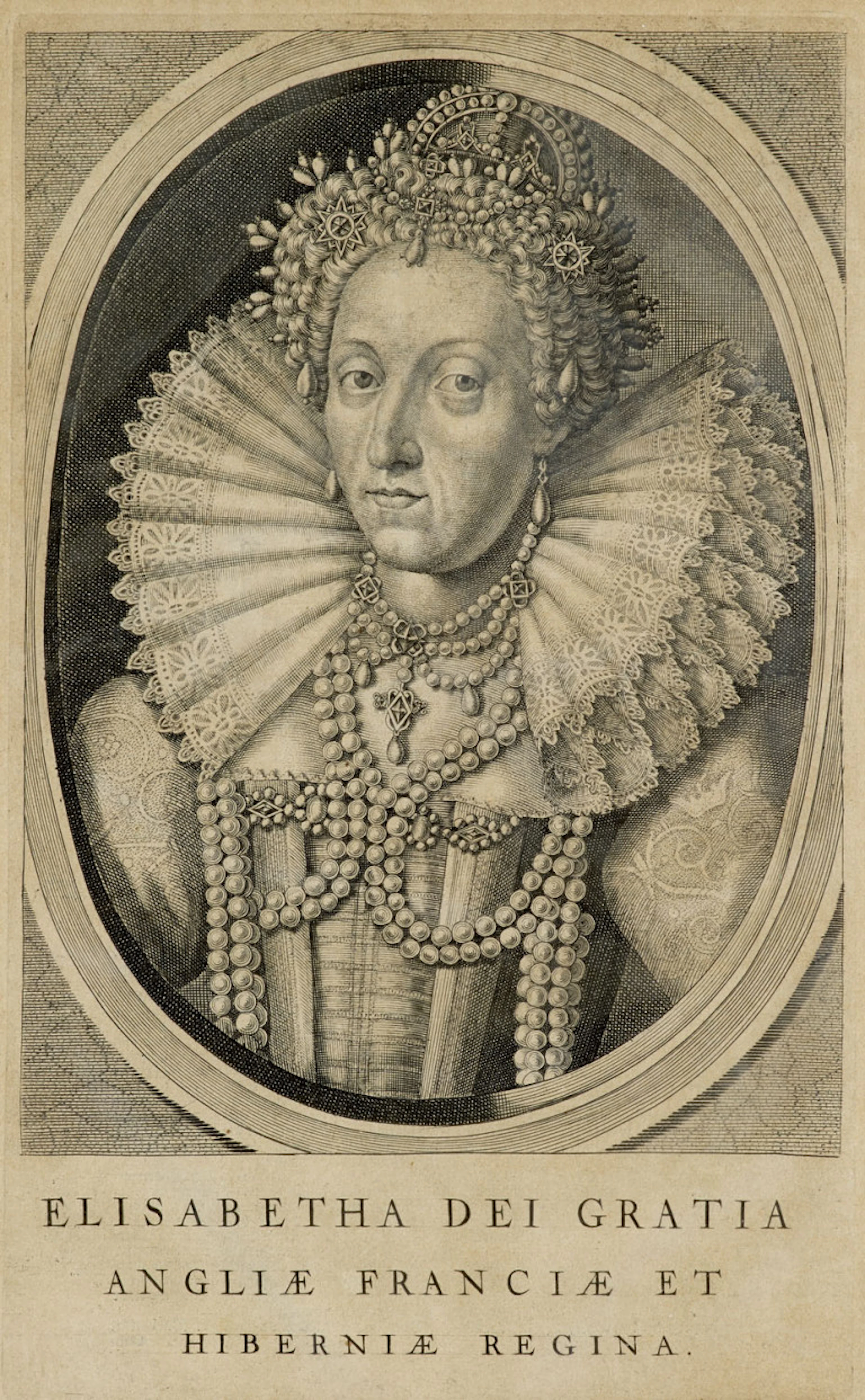 2. Hälfte 17. Jh. Niederländisch. Elisabetha Dei Gratia Angliae …