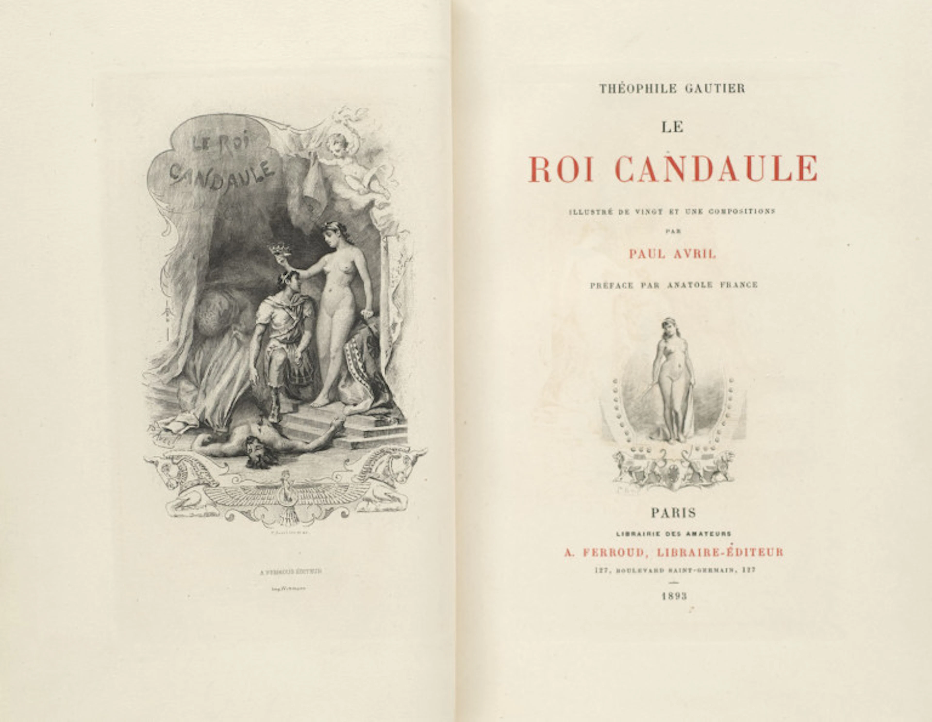 Theophile Gautier. Le Roi Candaule. Préface par …