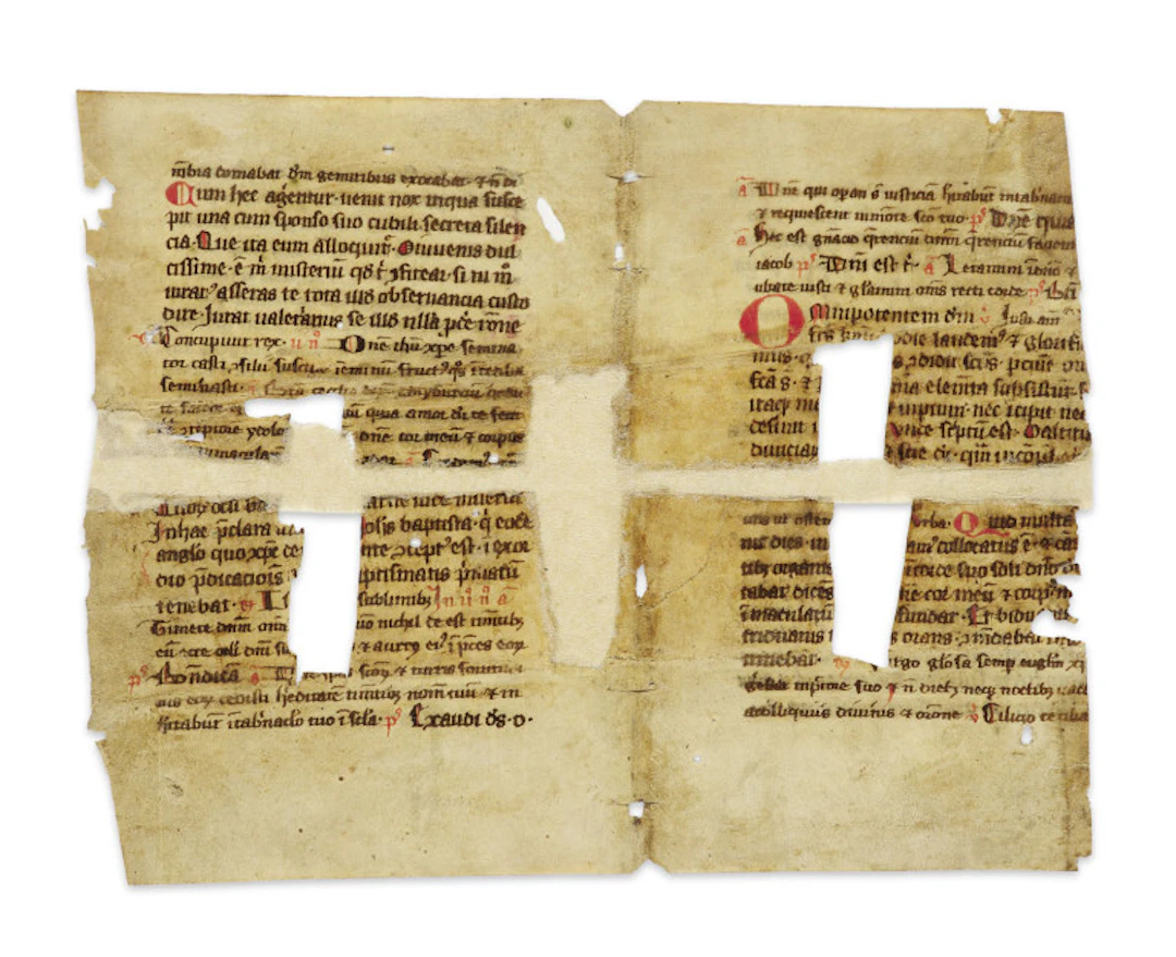 Fragment eines lateinischen …
