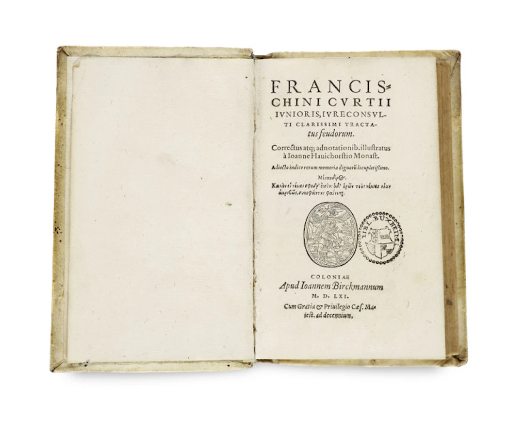 Franciscus der Jüngere Curtius. Tractatus feudorum. Correctus …