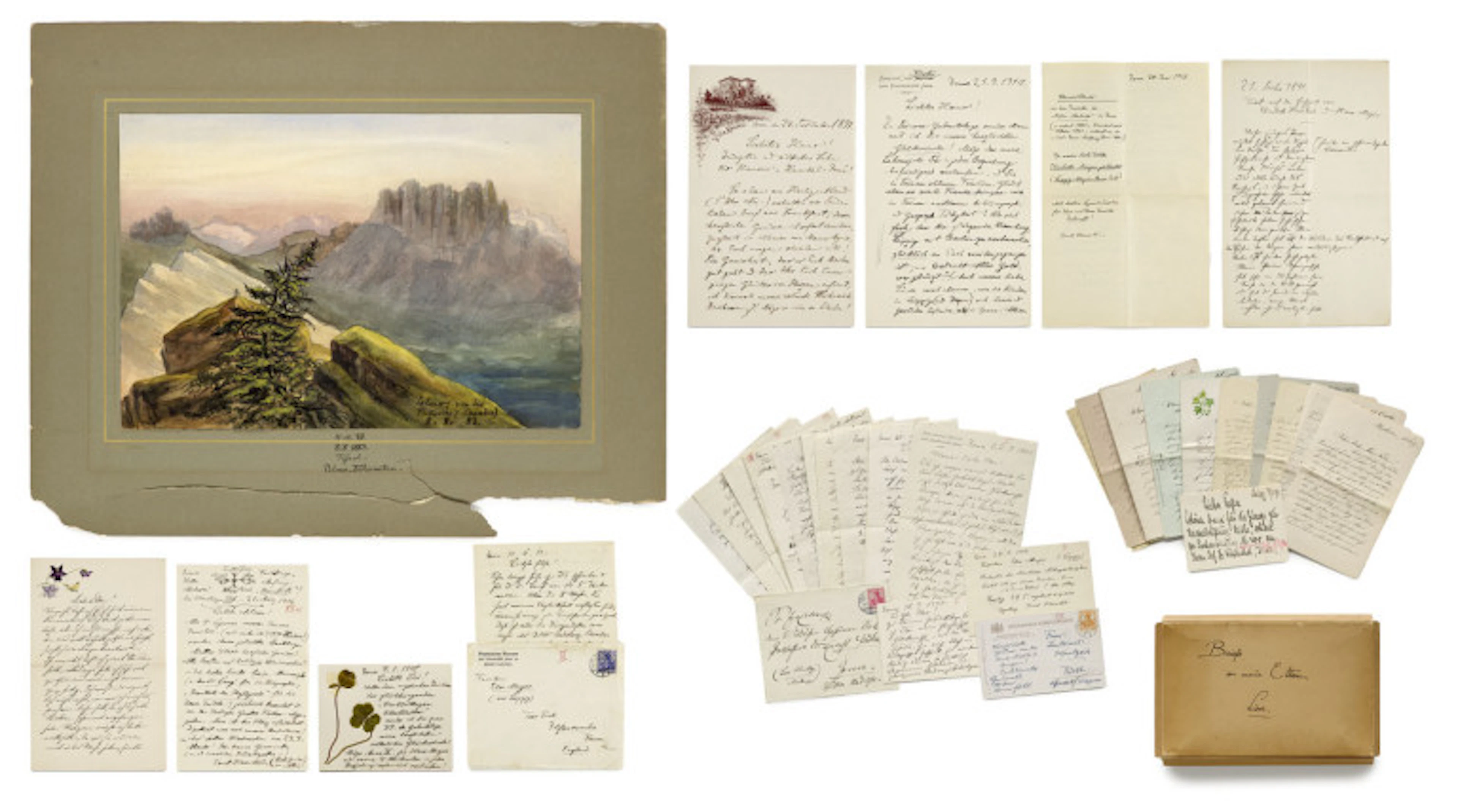 Ernst Haeckel. Sammlung von 76 eigenhändigen …