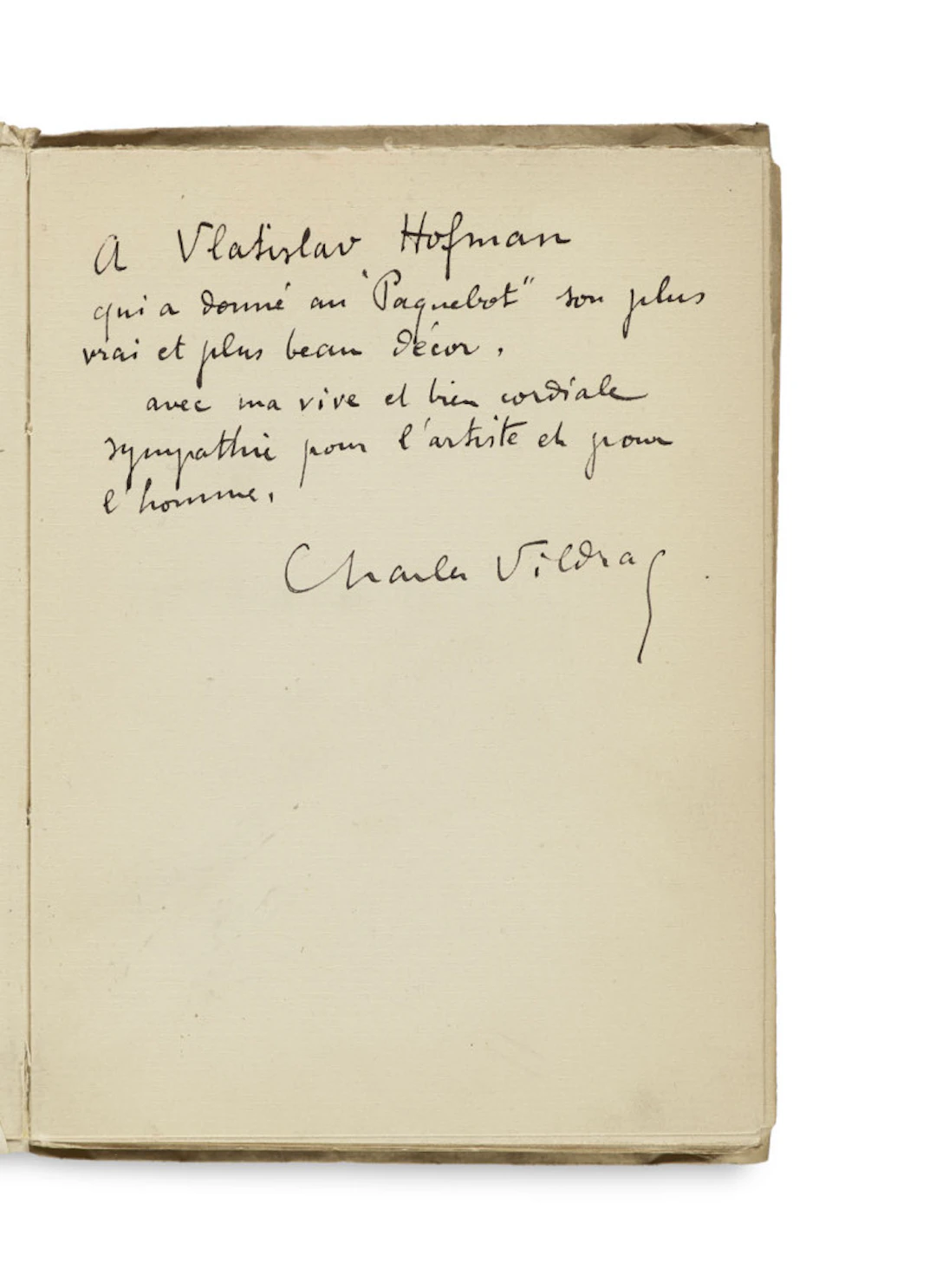 Charles Vildrac. Le Paquebot Tenacity. Trois …