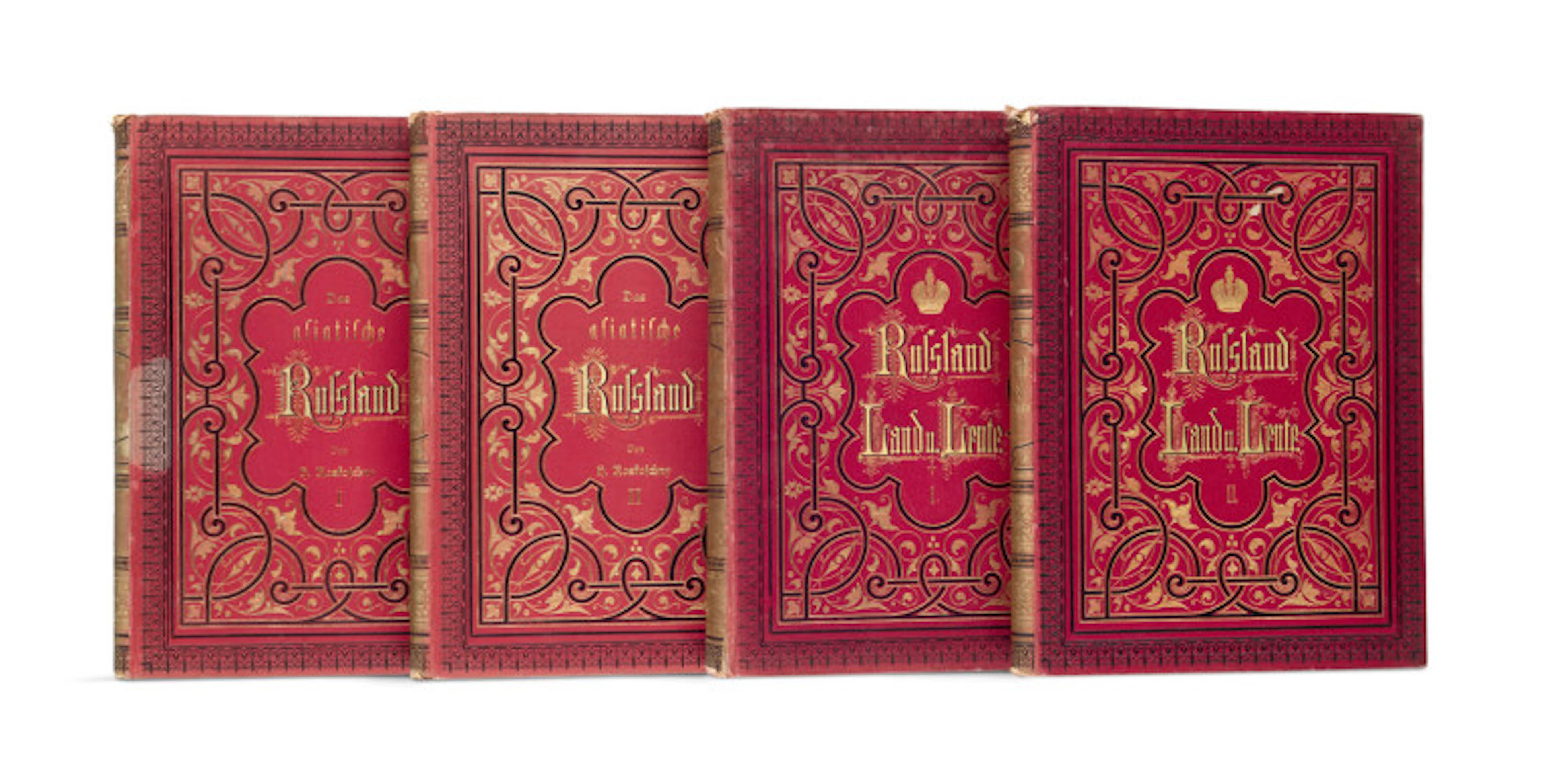 Hermann Roskoschny. Sammlung von 2 Werken in 4 …