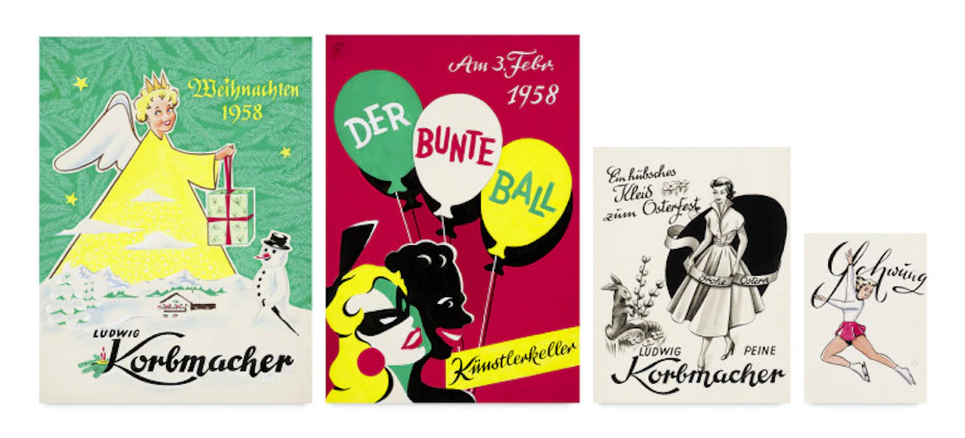 Heinz Dieck. Sammlung von ca. 85 …