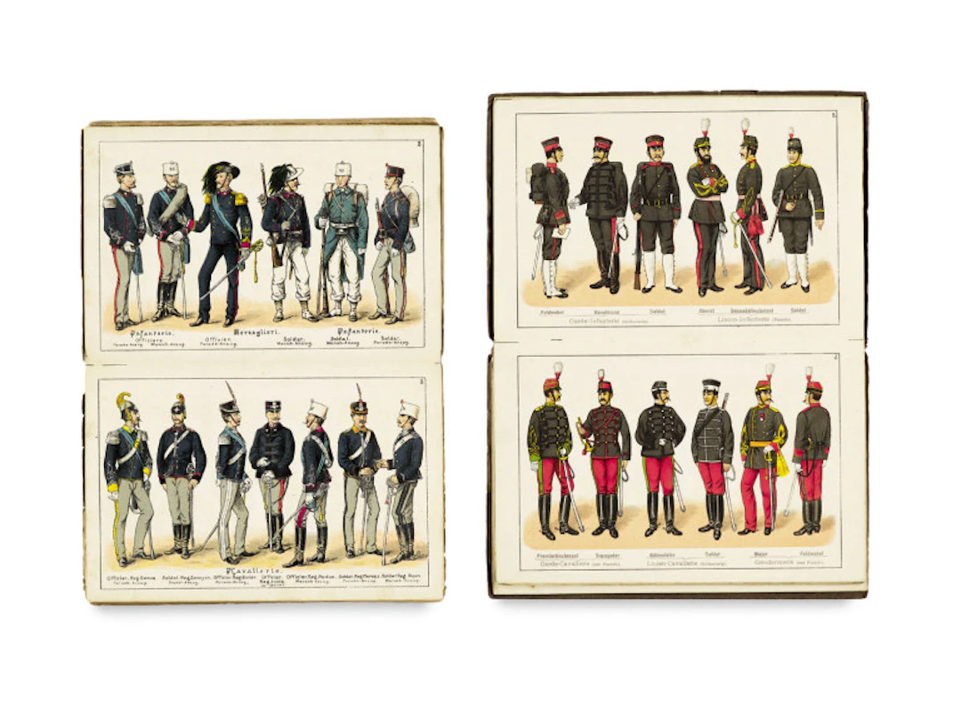 Sammlung von 6 Leporelli mit …