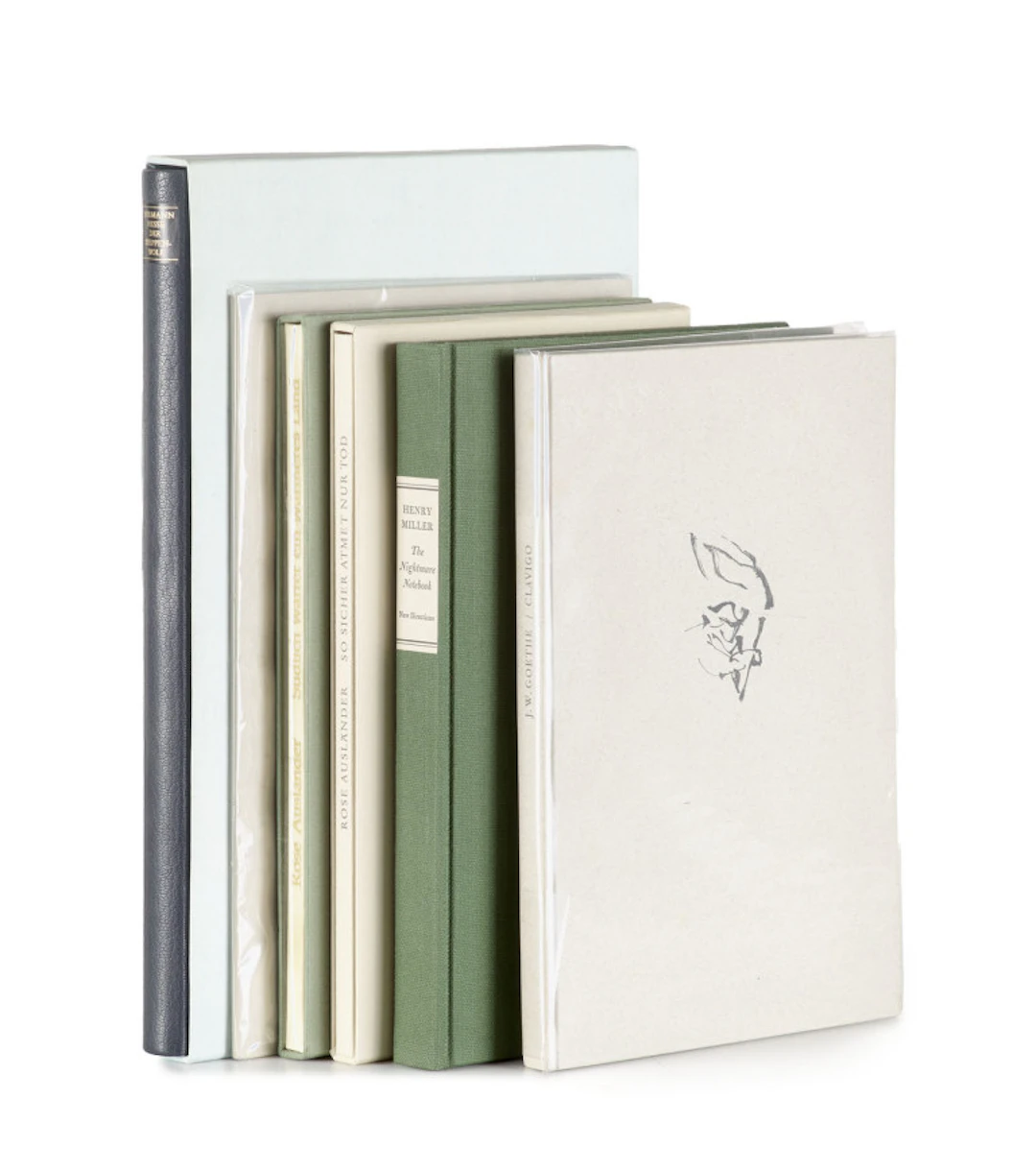 Sammlung von 7 bibliophilen …