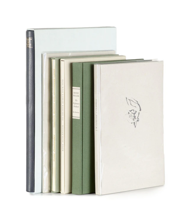 Sammlung von 7 bibliophilen …