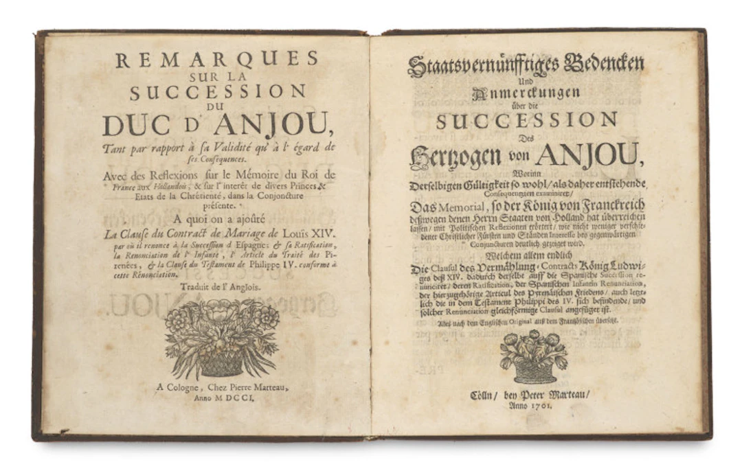 Daniel Defoe. Remarques sur la Succession …