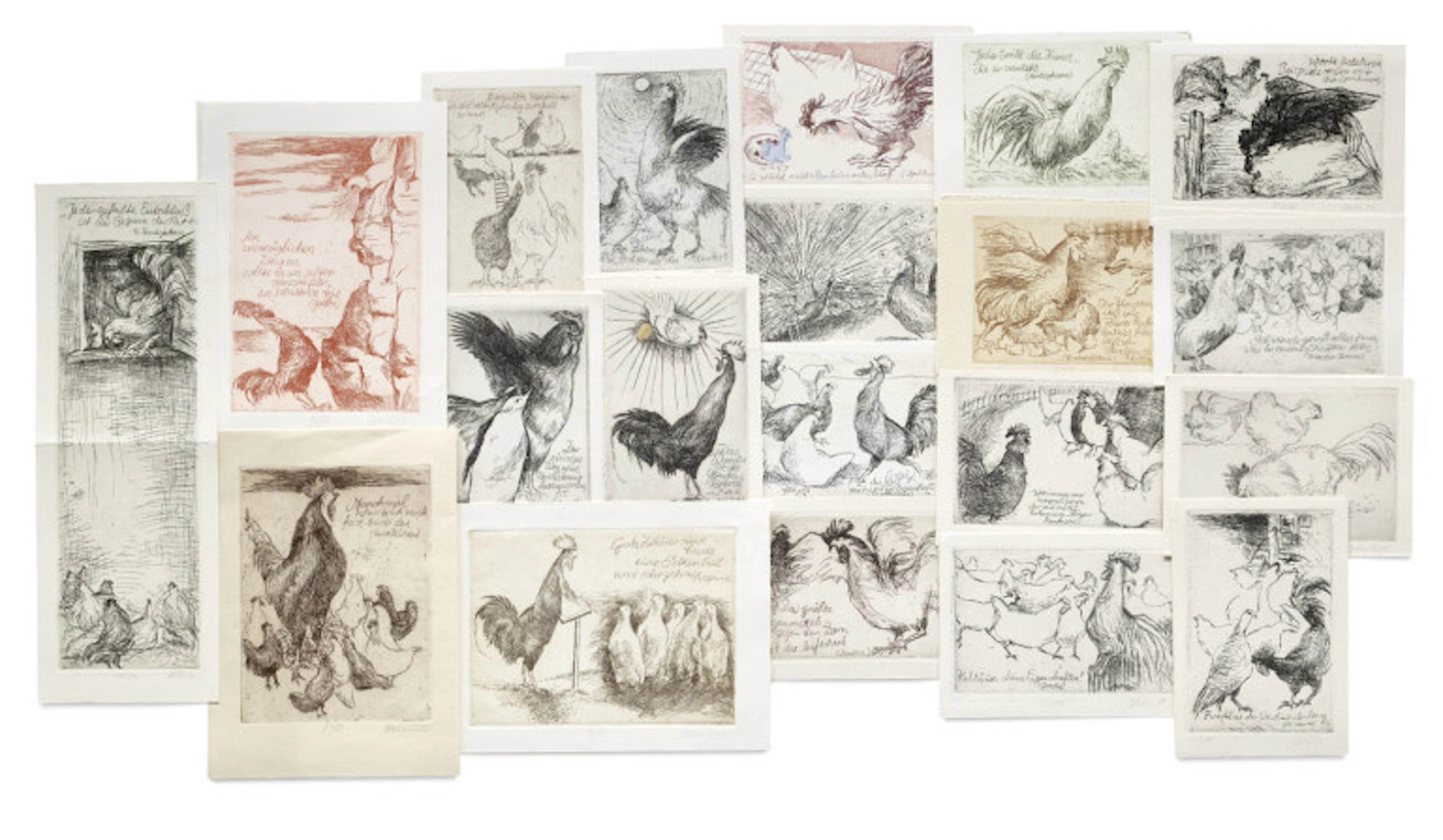 Manfred Hahn. Sammlung von 21 …