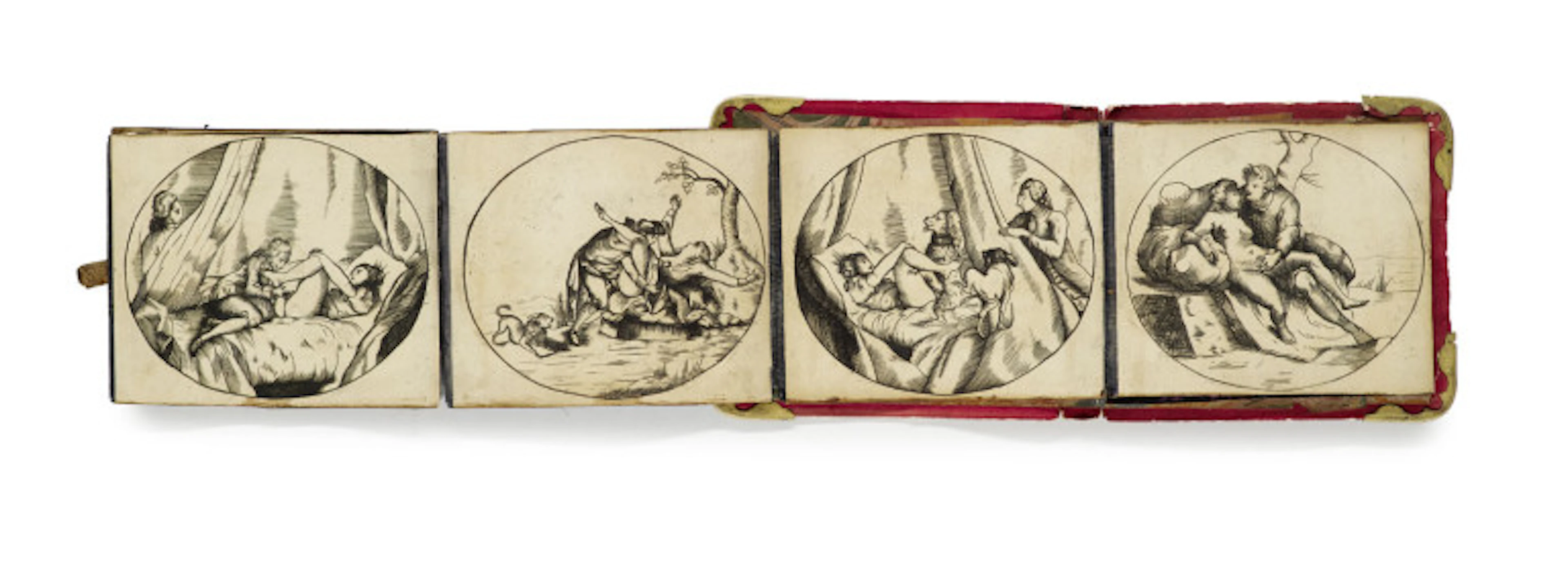 Leporello mit 7 Heiligen- …