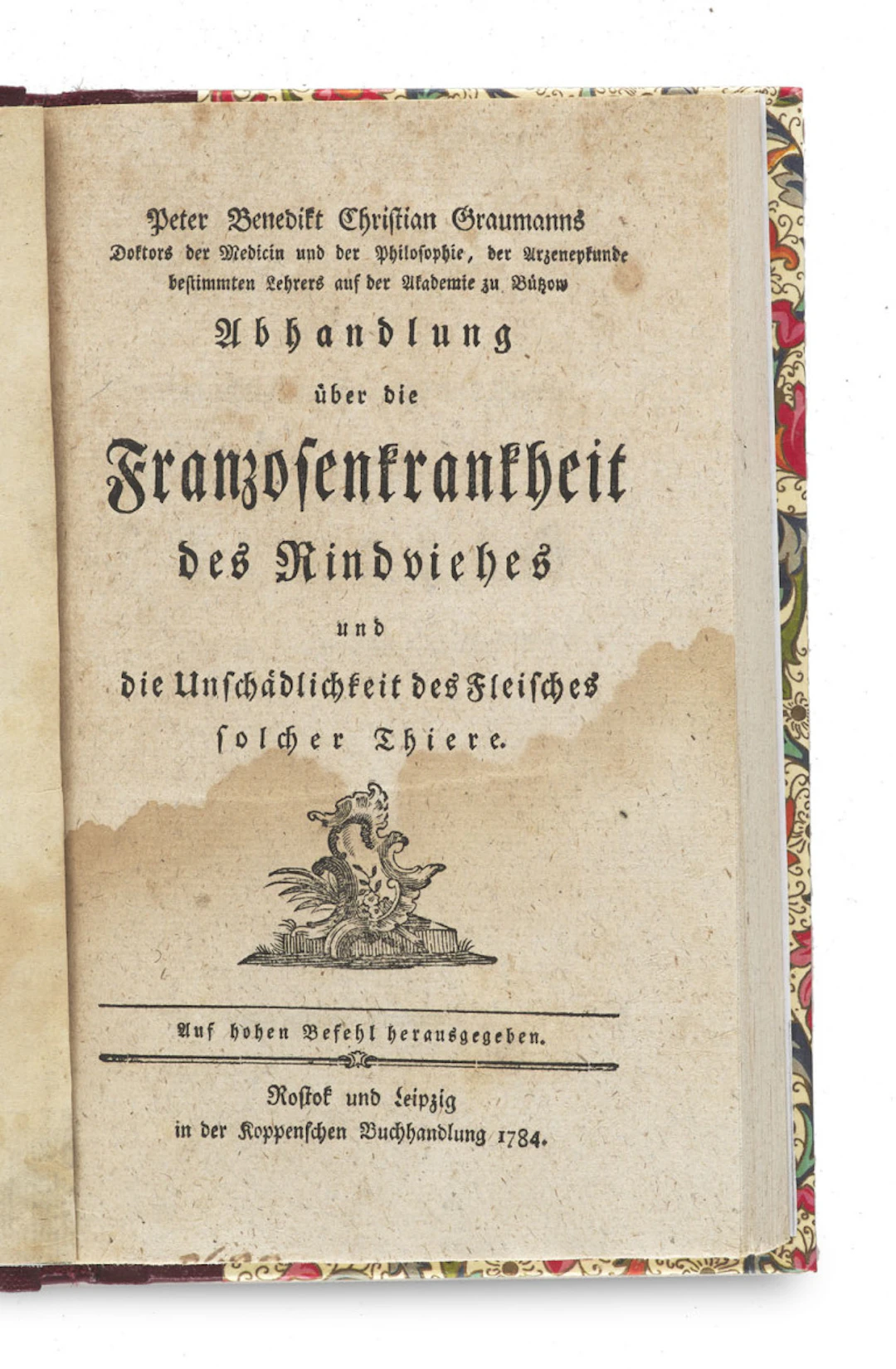 Peter Benedikt Christian Graumann. Abhandlung über die …