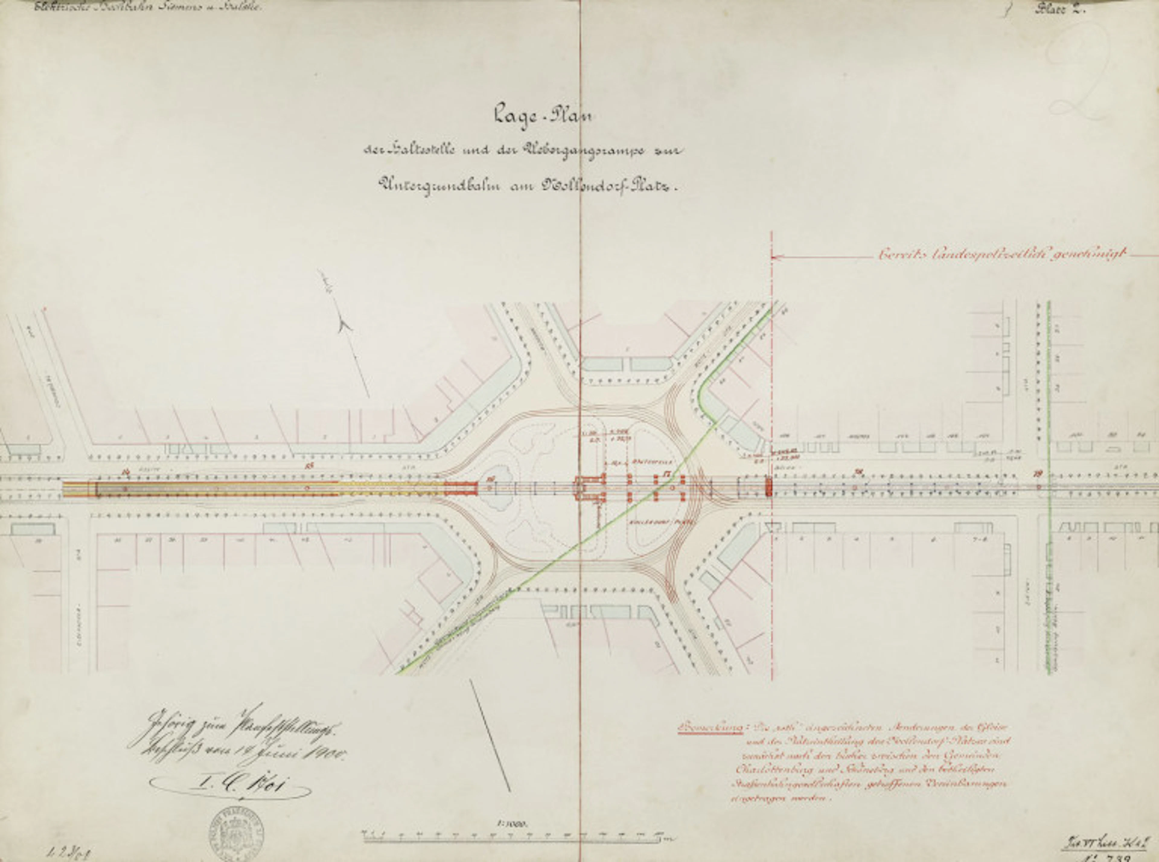 Friedrich Wilhelm Carl von Schmettau. Plan de la Ville de Berlin. …