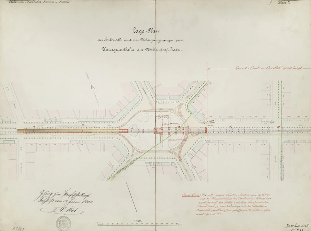 Friedrich Wilhelm Carl von Schmettau. Plan de la Ville de Berlin. …