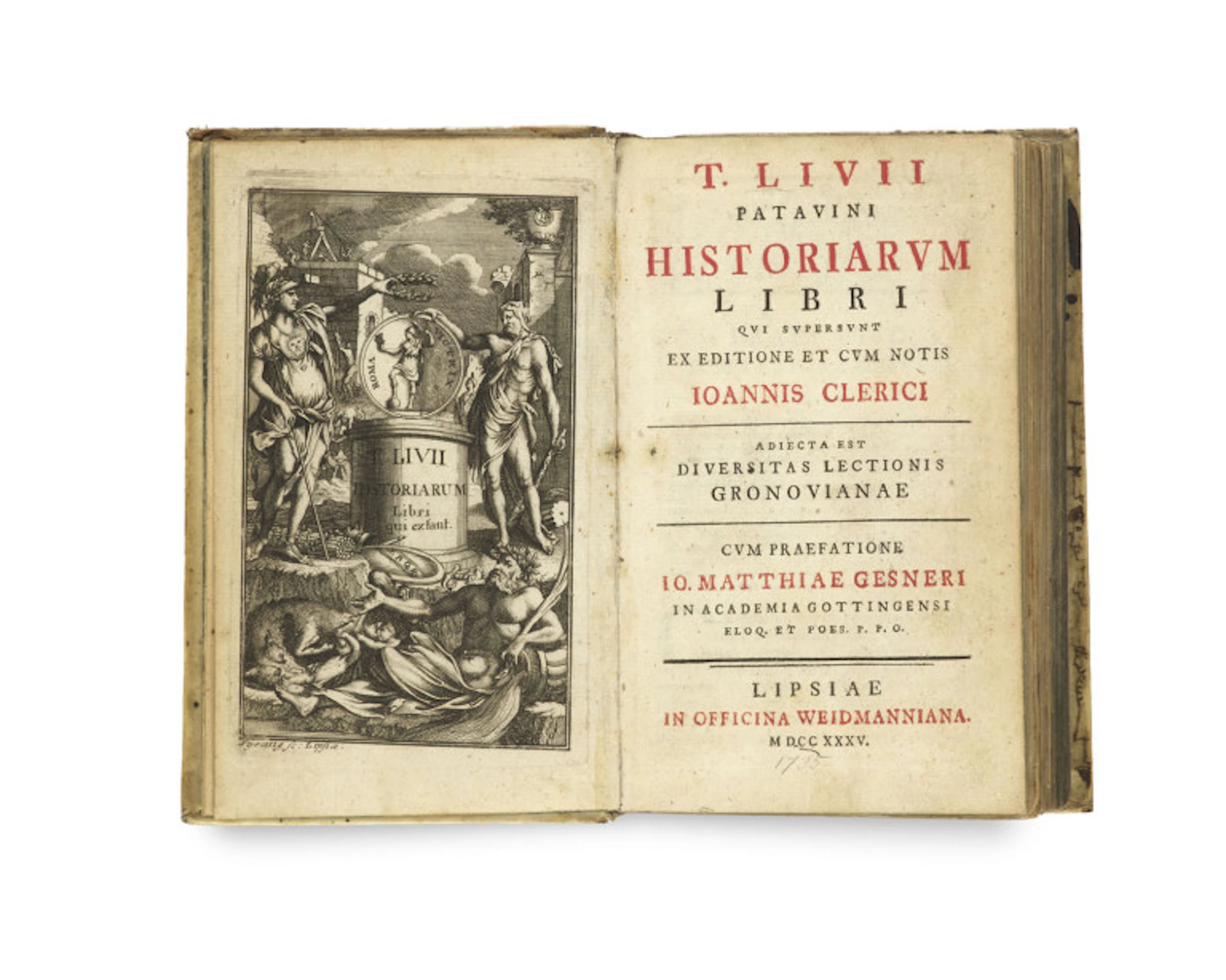 Titus Livius. Historiarum Libri I. 3 Bde. …