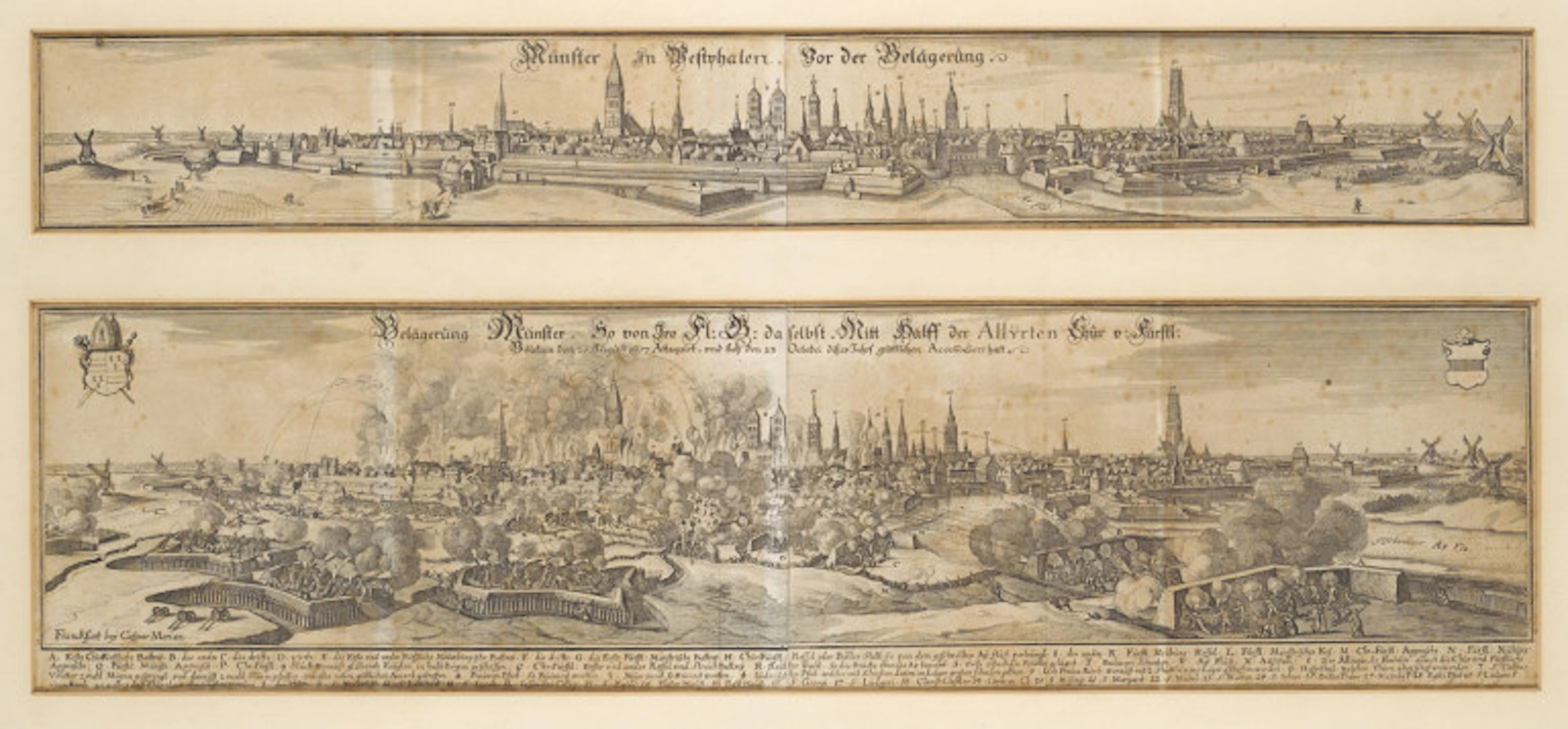 Caspar Merian. Münster in Westphalen vor der …