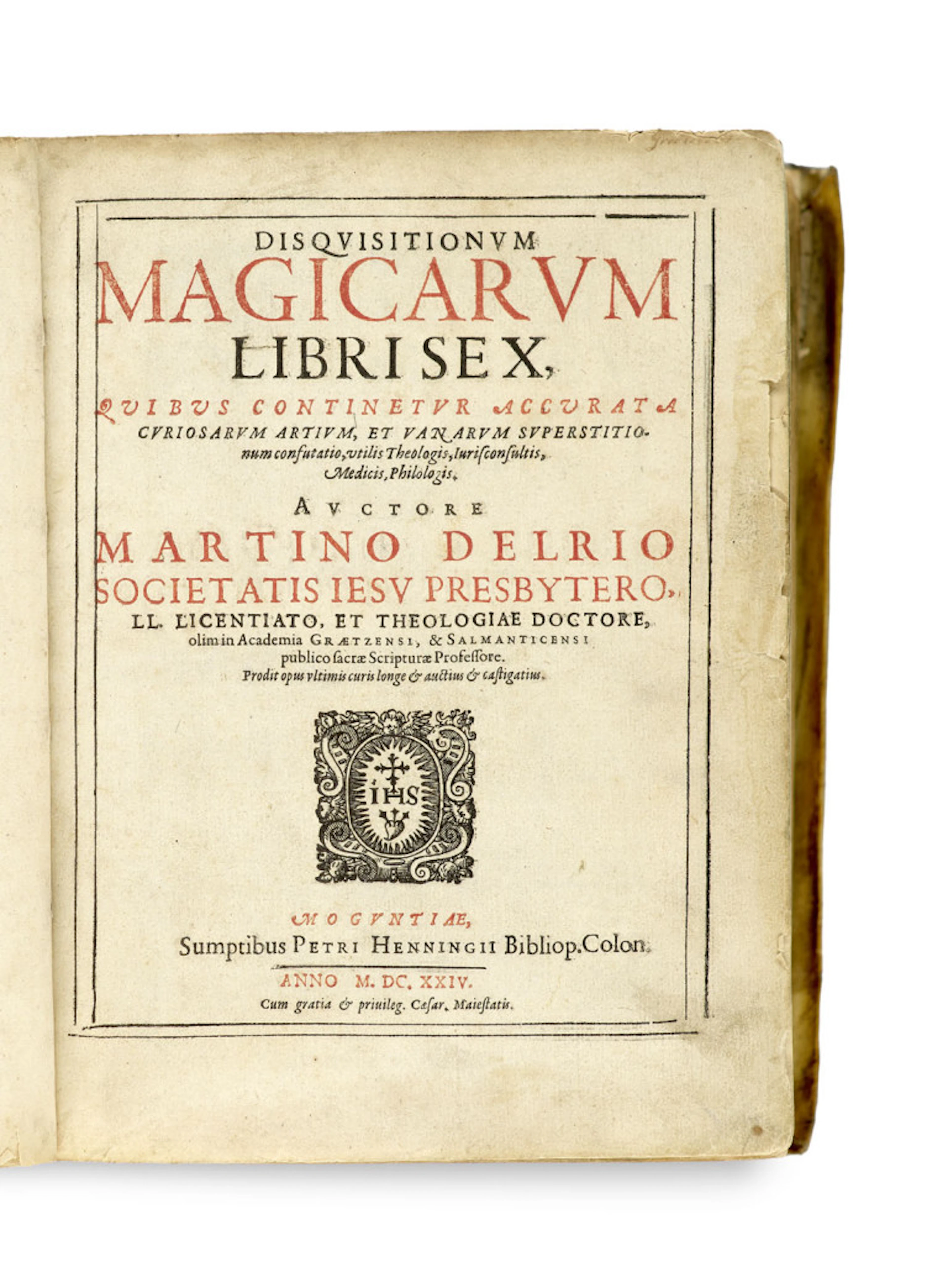 Martin Del Rio. Disquisitionum Magicarium …