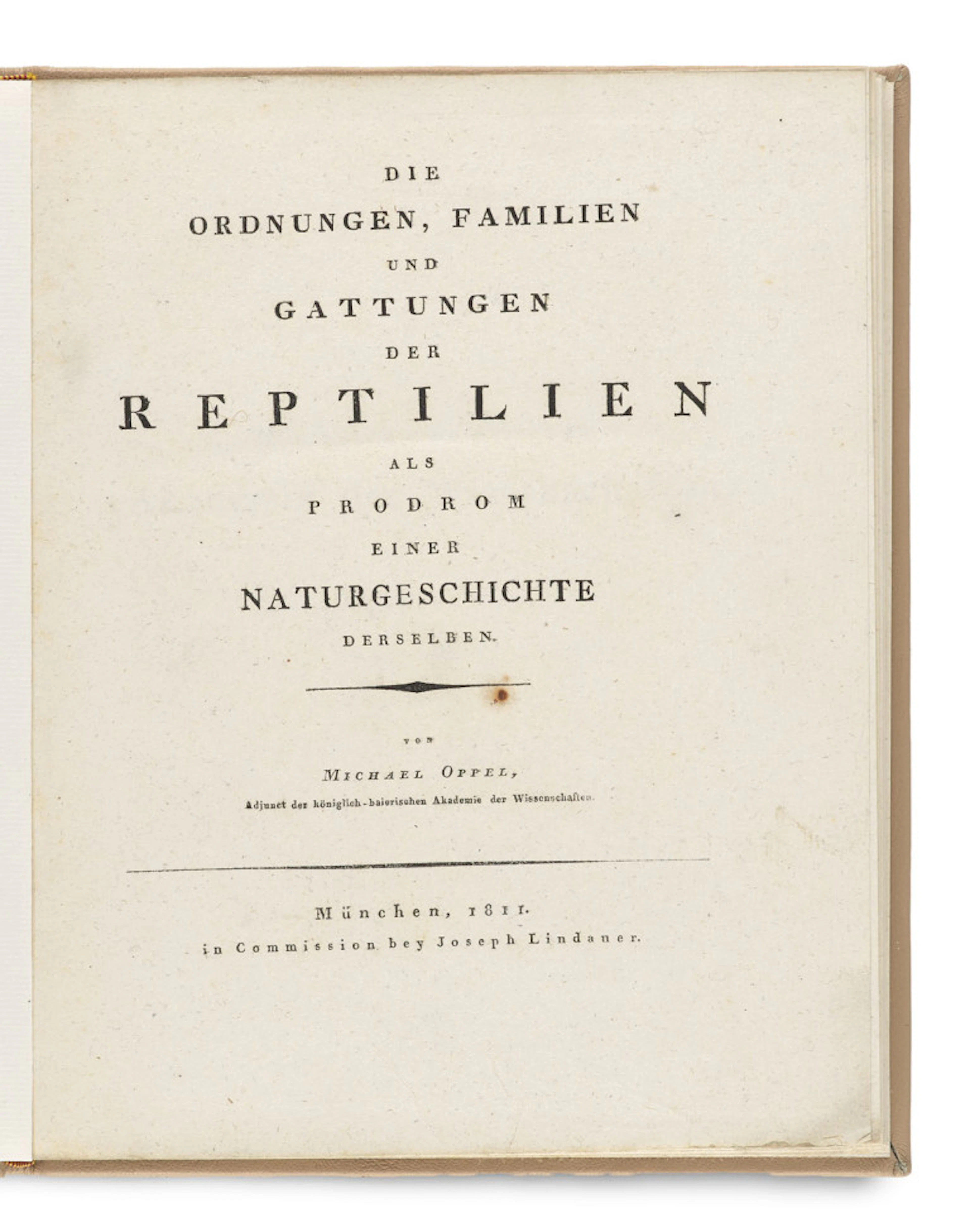 Michael Oppel. Die Ordnungen, Familien und …