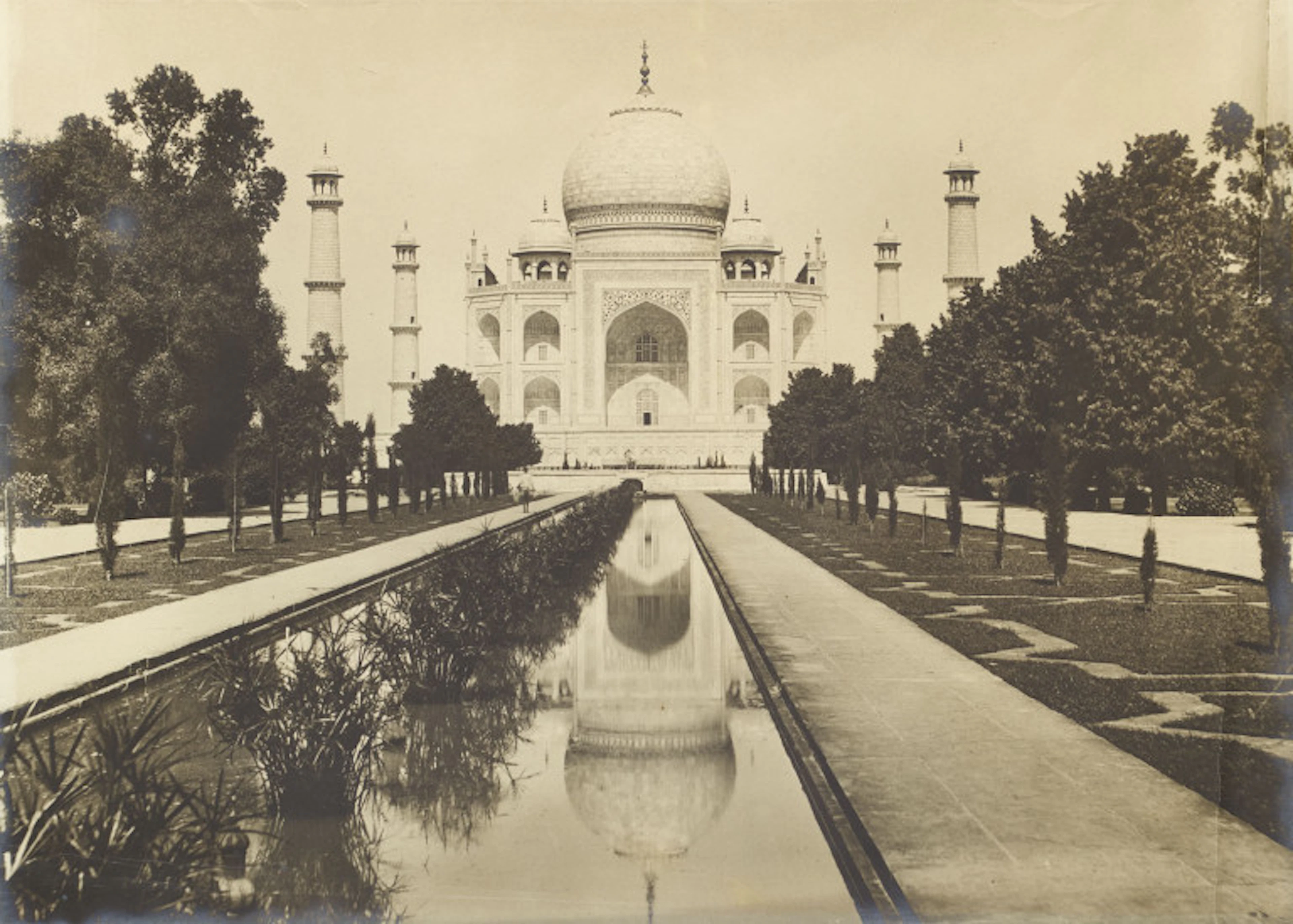 Großformatige Ansicht des Taj …