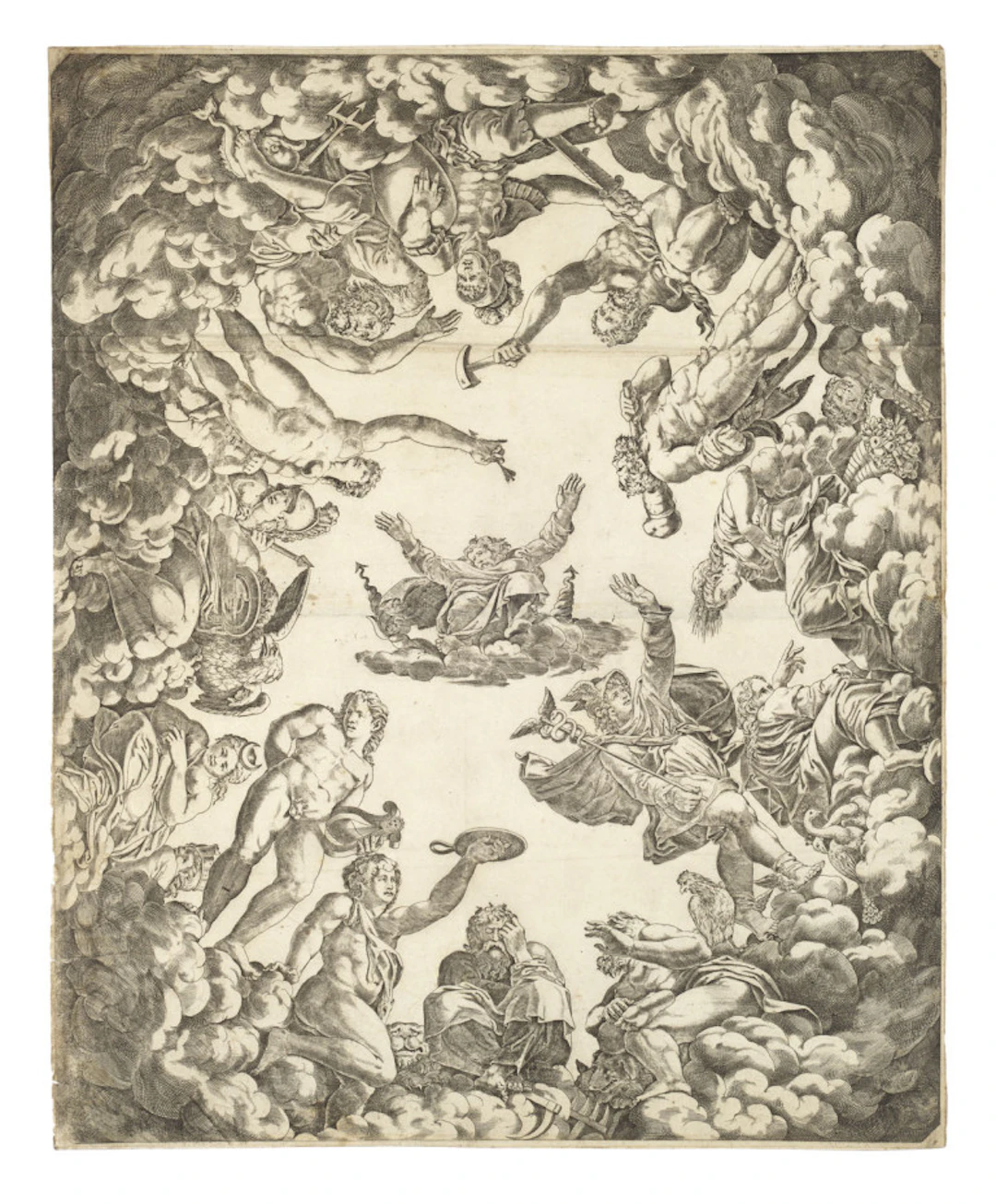 Pierre Milan. Jupiter im Kreise der …