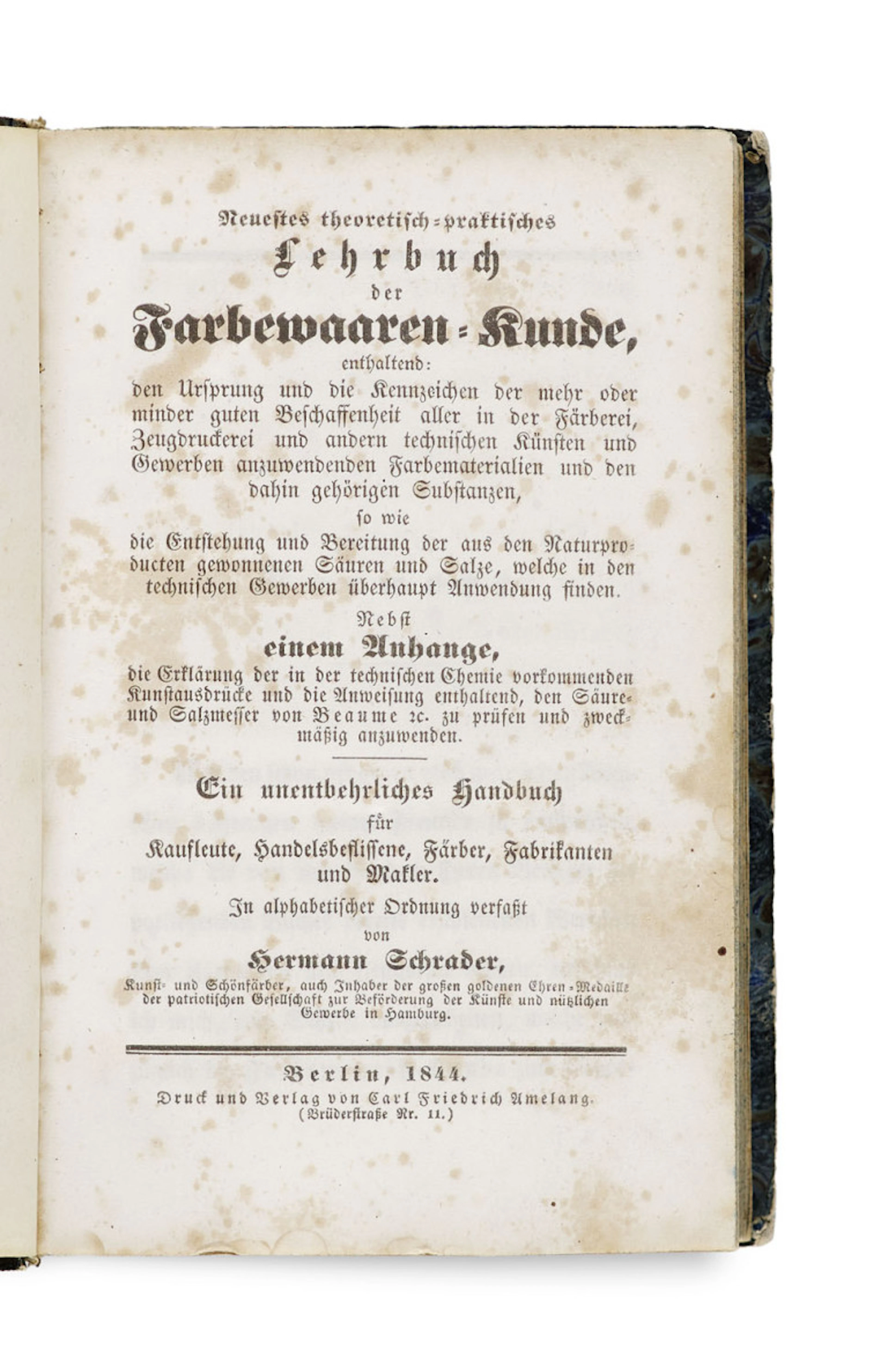 Hermann Schrader. Anleitung zum richtigen und …