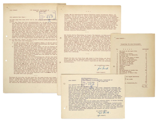 Arno Schmidt. Sammlung von 3 …