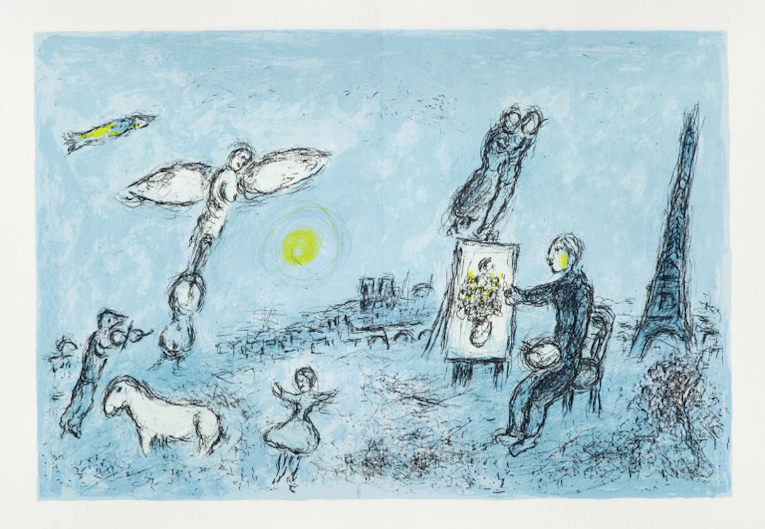 Marc Chagall. Derrière Le Miroir. Chagall …