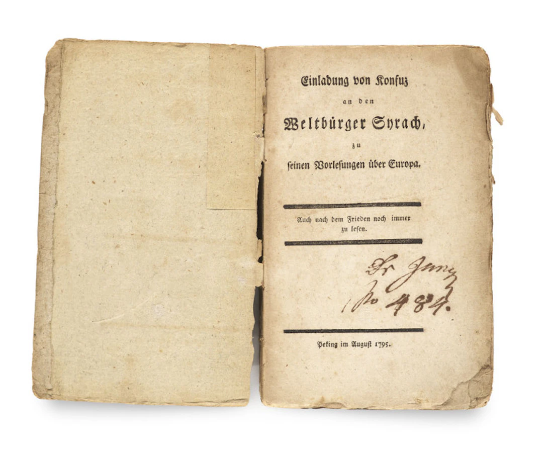 Einladung von Konfuz an den …