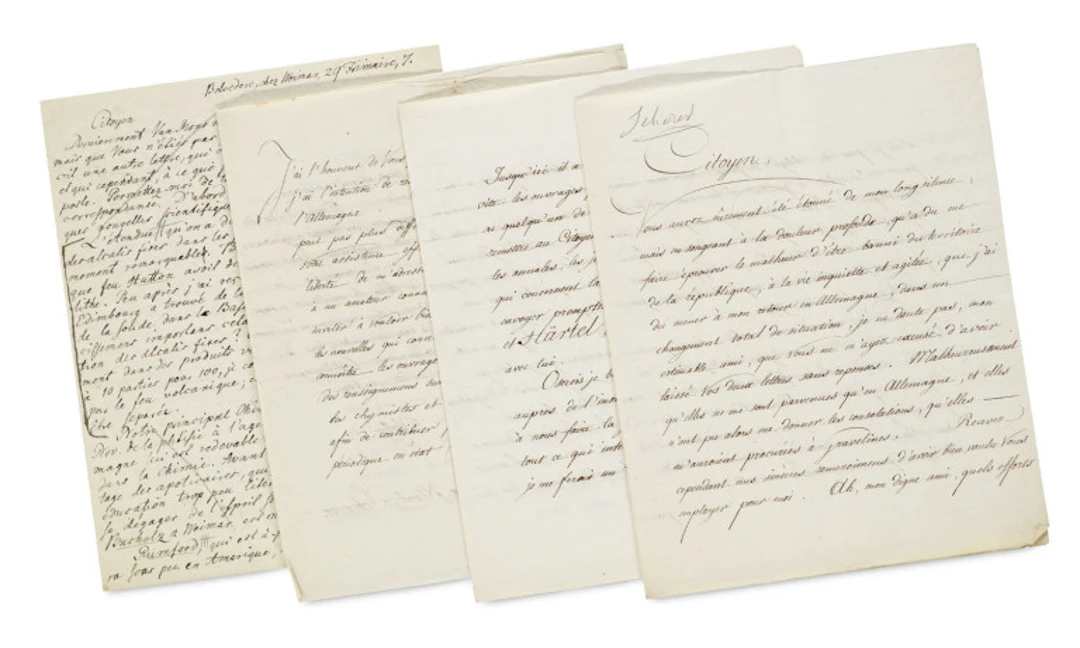 Alexander Nicolaus Scherer. Sammlung von drei …