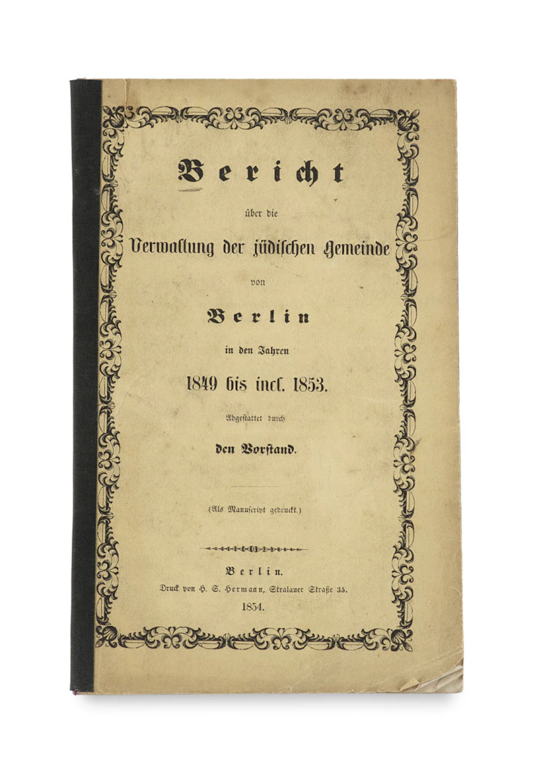 Bericht über die Verwaltung …