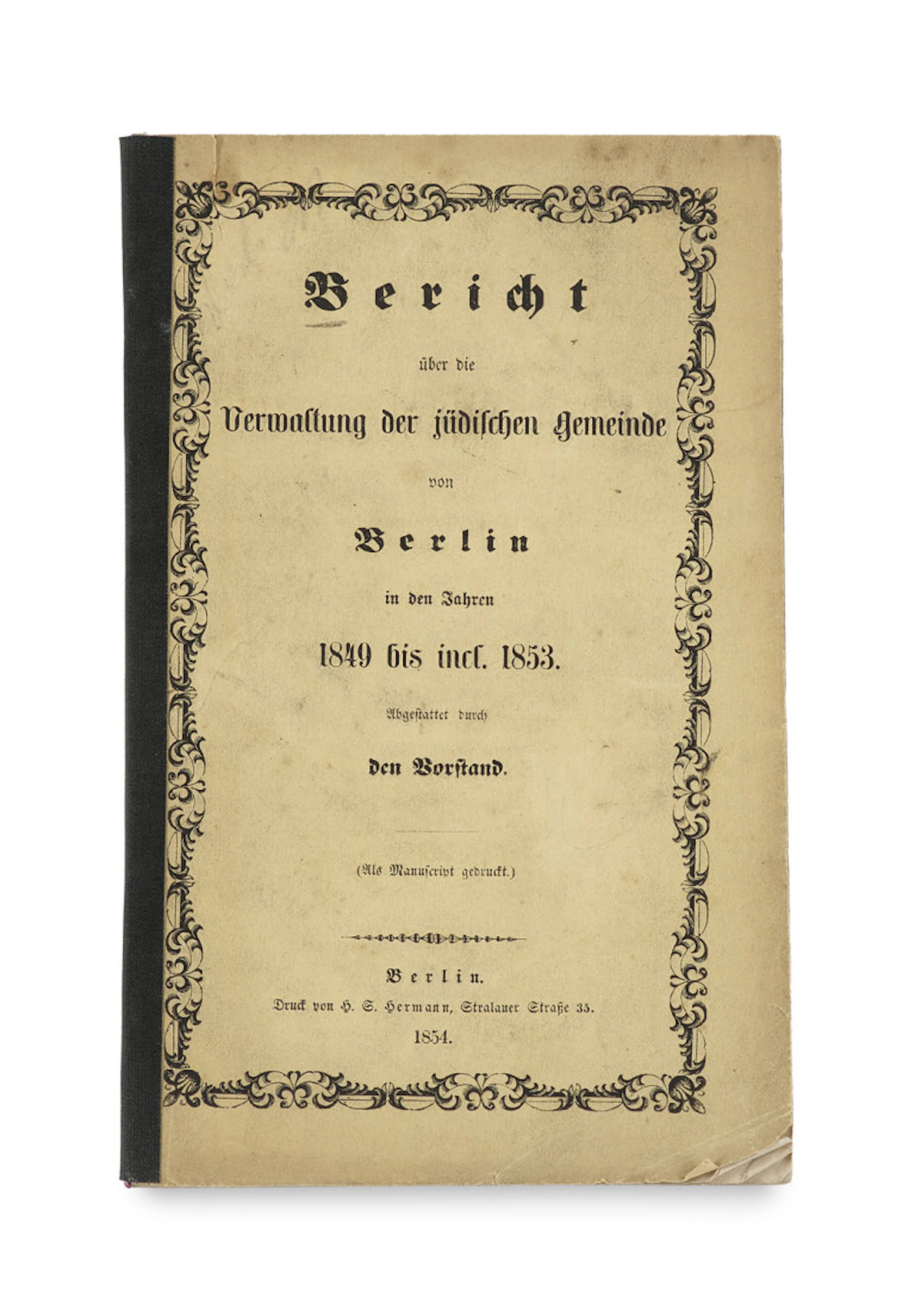 Bericht über die Verwaltung …