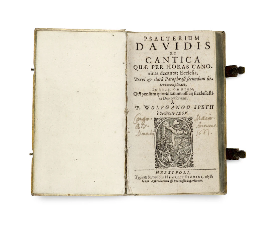 Wolfgang Speth. Psalterium Davidis Et Cantica …