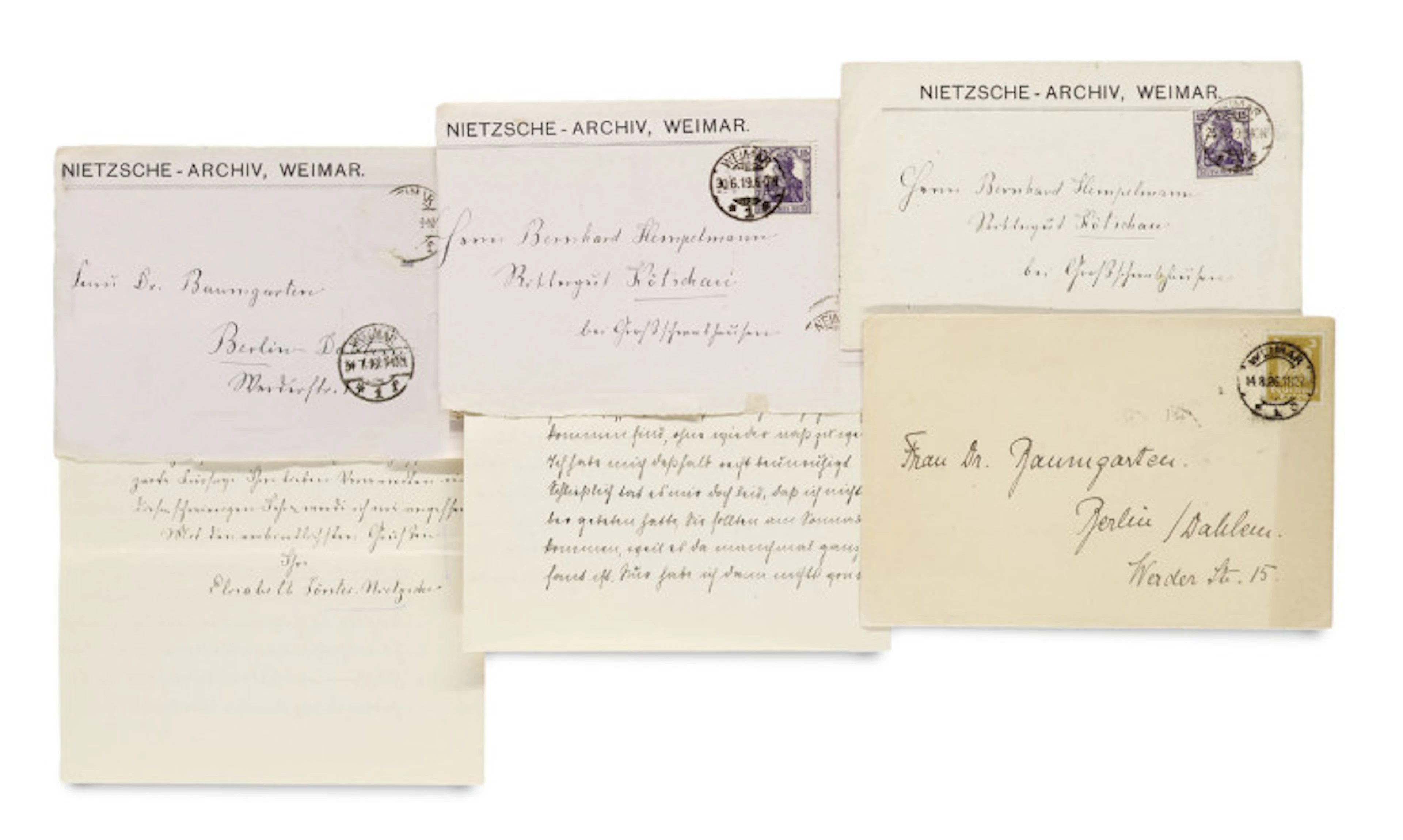 Sammlung von Autographen von …