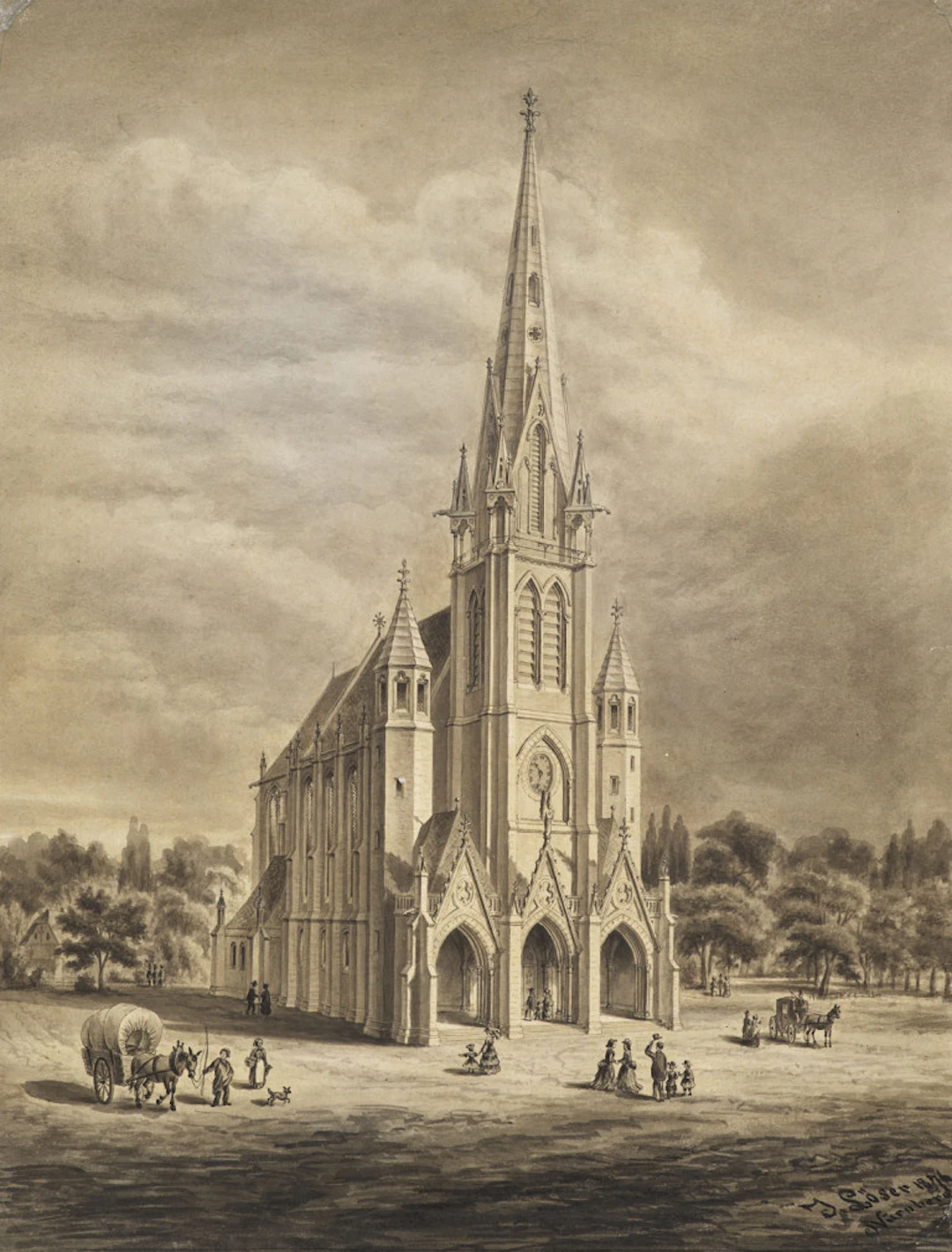 J. Löser. Die Friedenskirche auf dem …