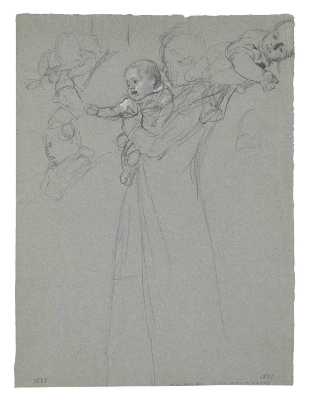 Anton von Werner. Studie "Die Gattin des …