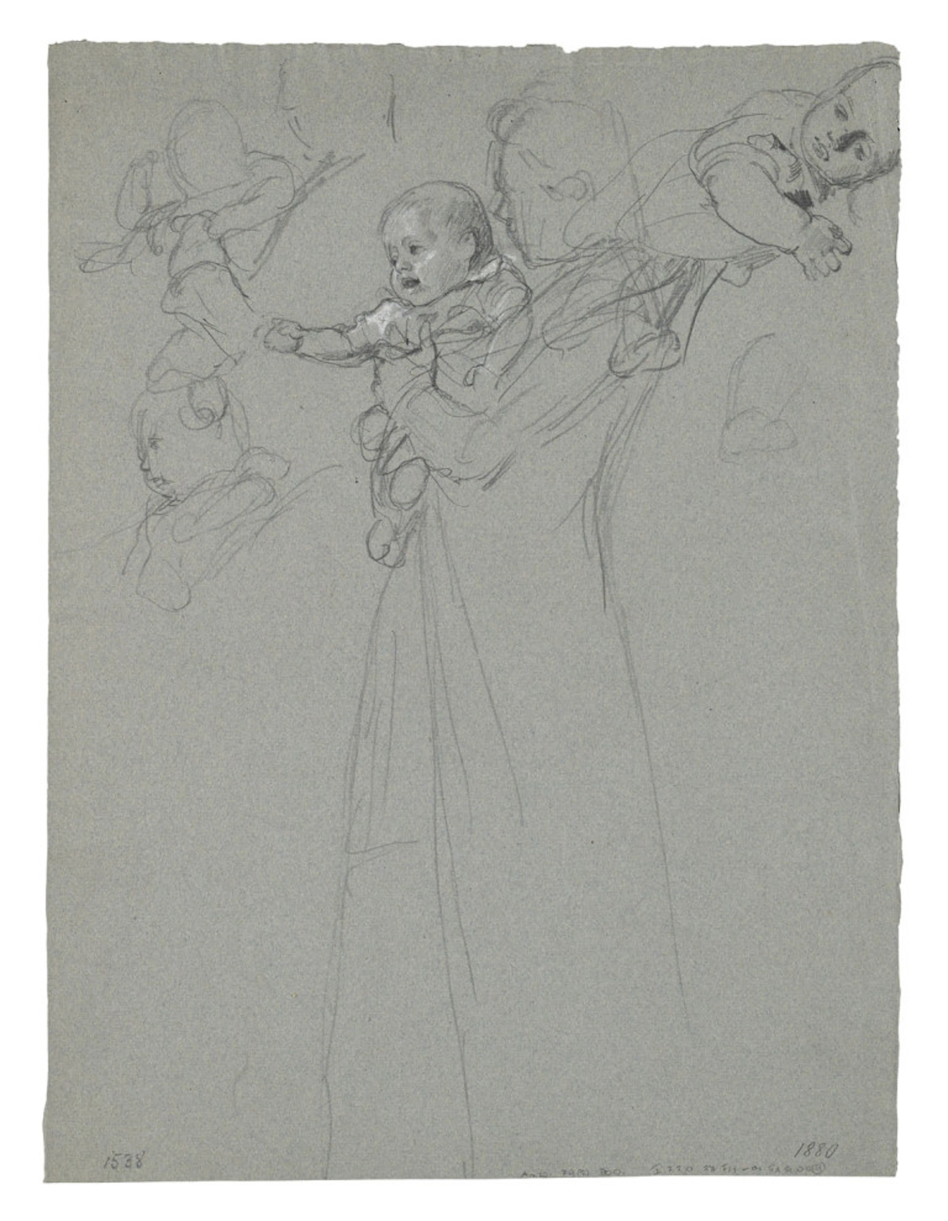 Anton von Werner. Studie "Die Gattin des …