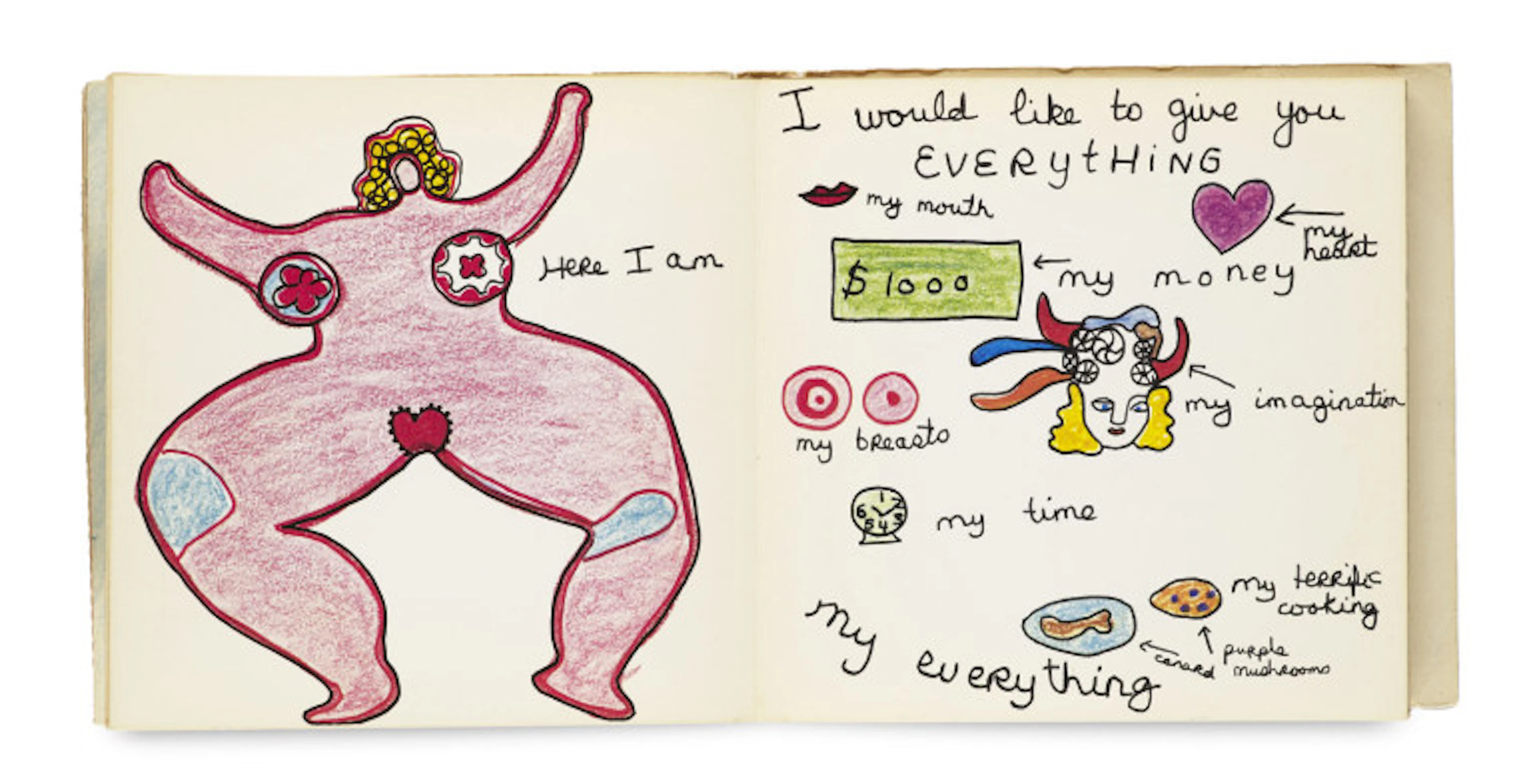 Niki de Saint-Phalle. My Love, where shall we make …