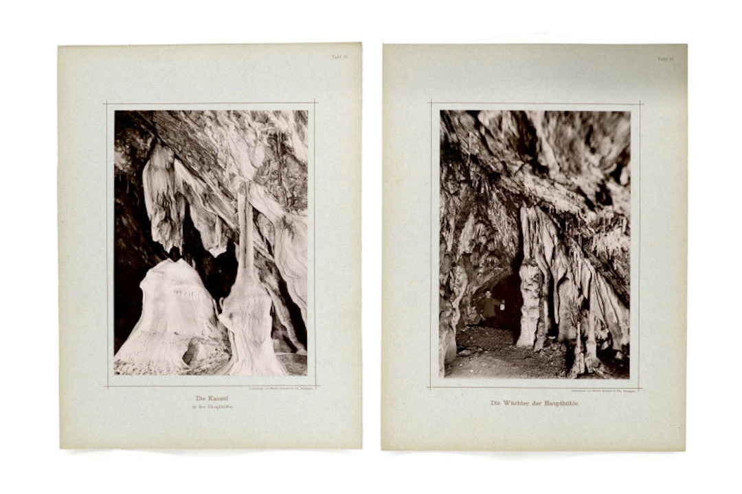 Johan Hermann Kloos u. Max Müller. Die Hermannshöhle bei …