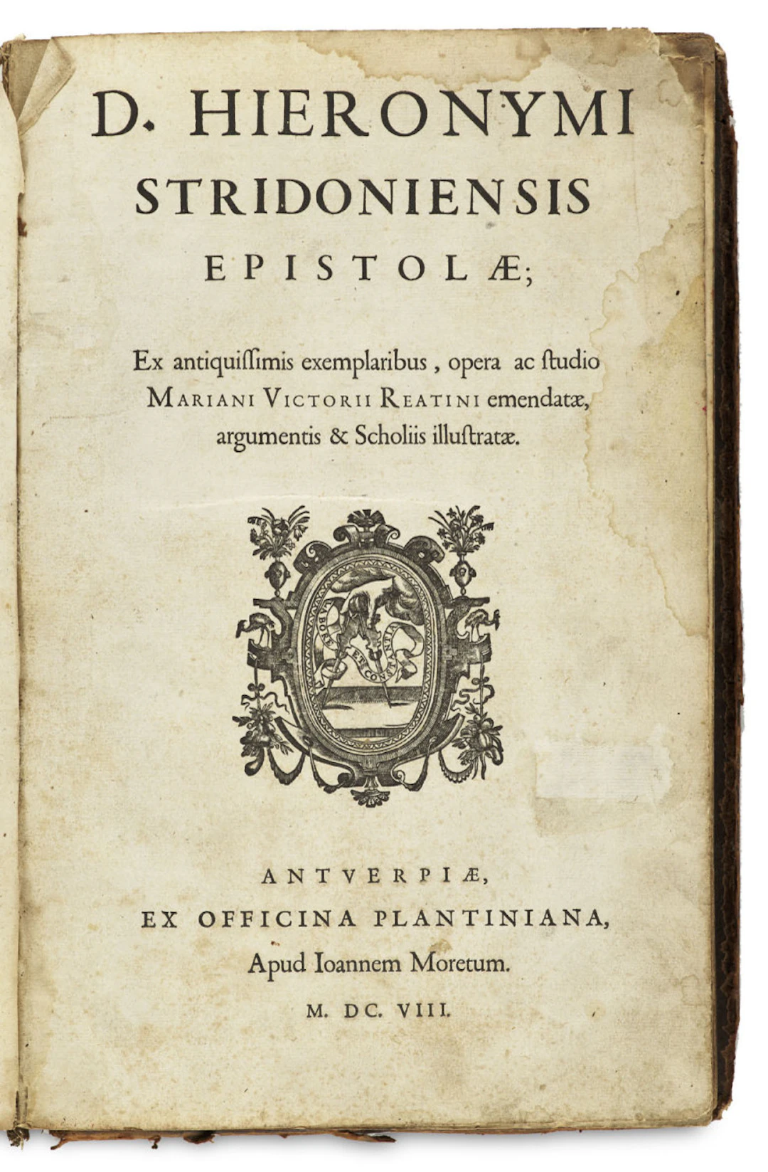 Sophronius Eusebius Hieronymus. D. Hieronymi Stridoniensis …